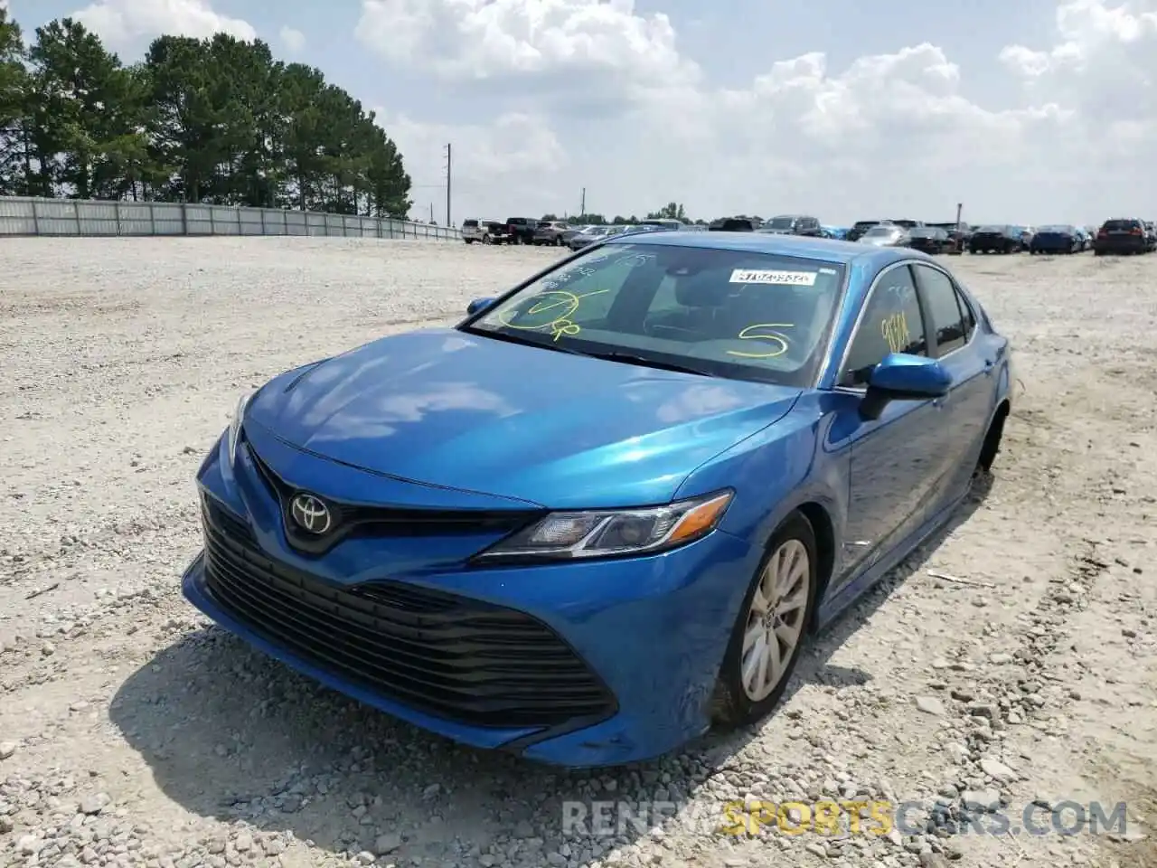 2 Photograph of a damaged car 4T1B11HK4KU221982 TOYOTA CAMRY 2019