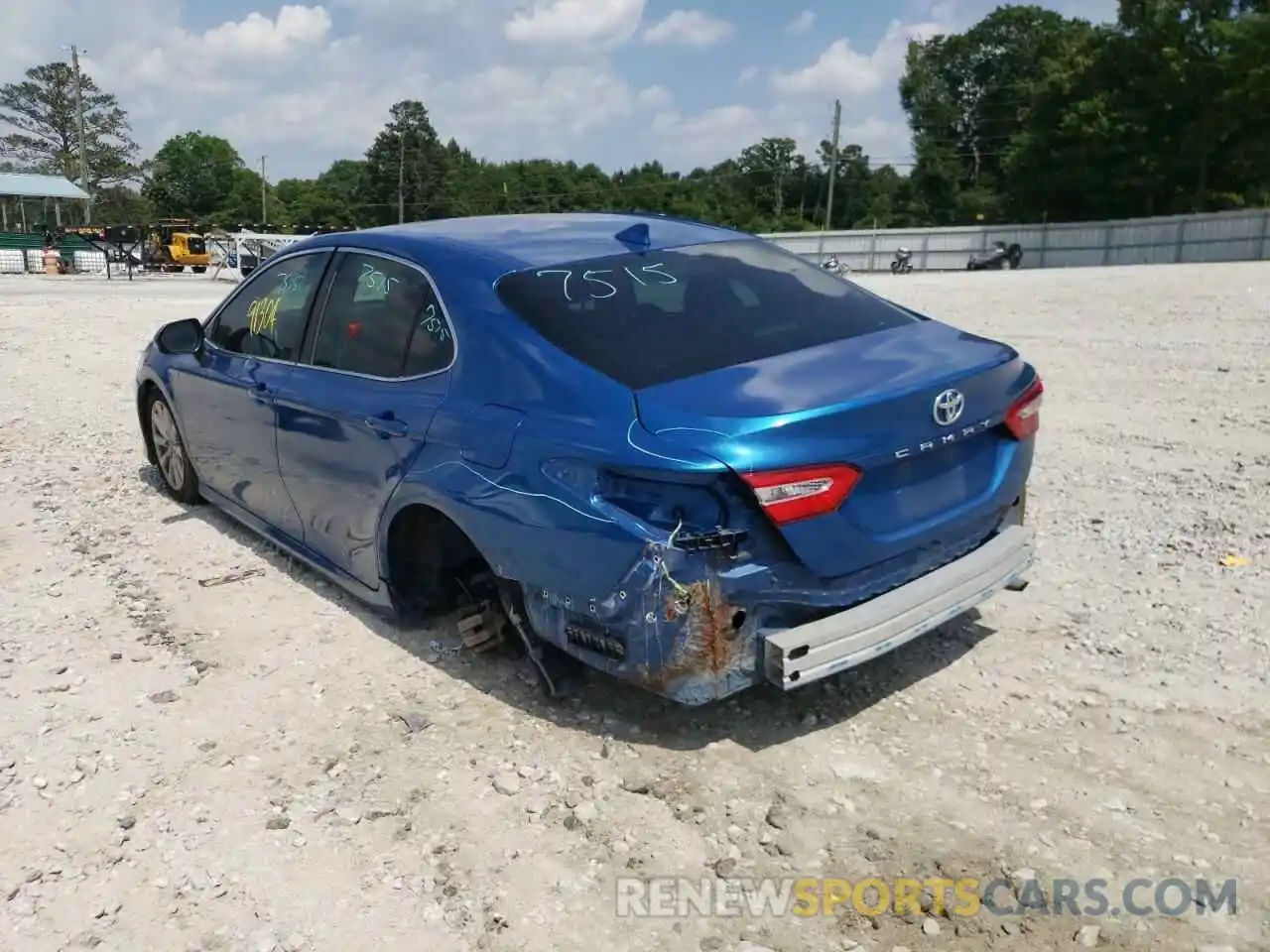 3 Photograph of a damaged car 4T1B11HK4KU221982 TOYOTA CAMRY 2019