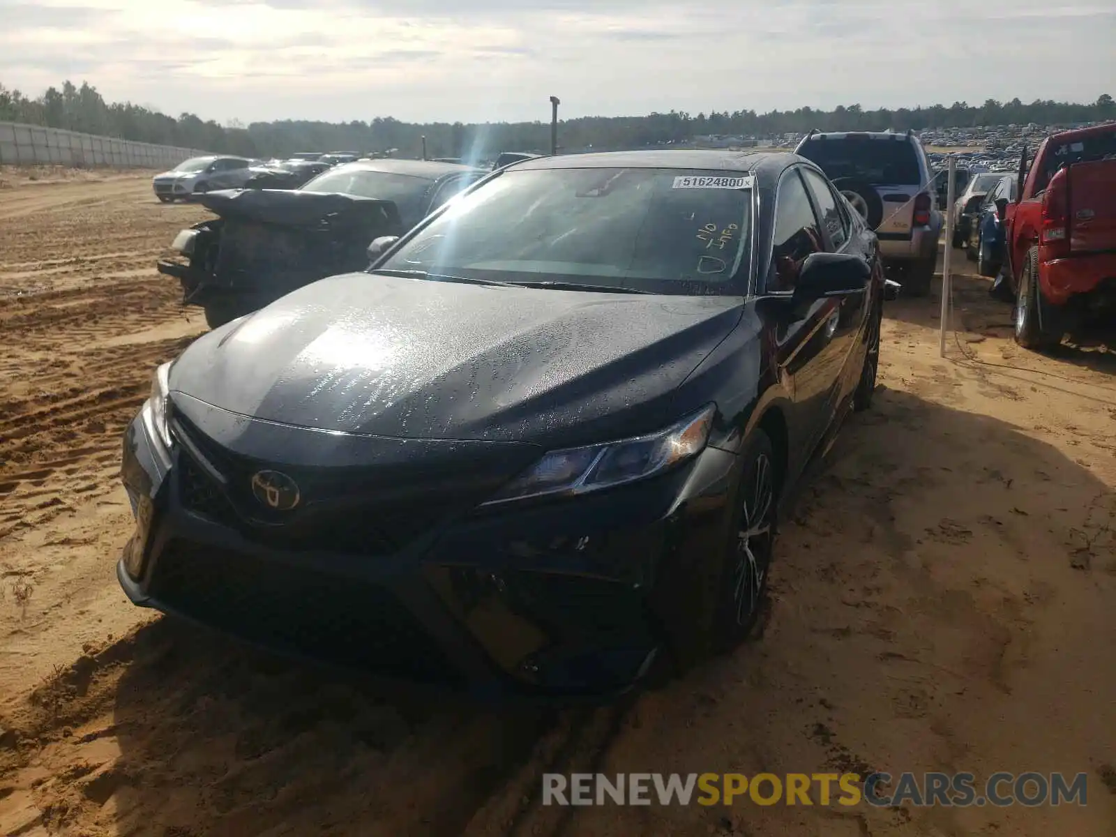 2 Photograph of a damaged car 4T1B11HK4KU223134 TOYOTA CAMRY 2019