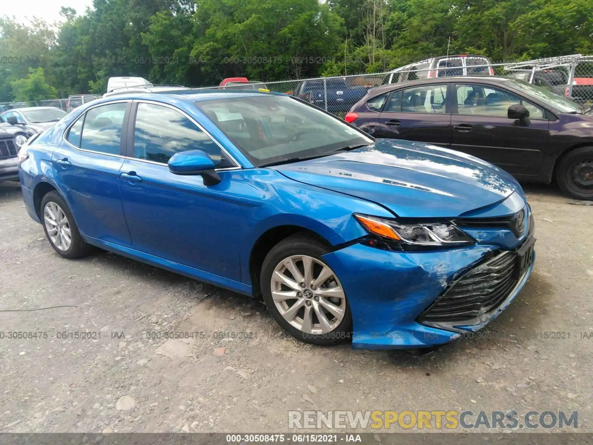 1 Photograph of a damaged car 4T1B11HK4KU223537 TOYOTA CAMRY 2019