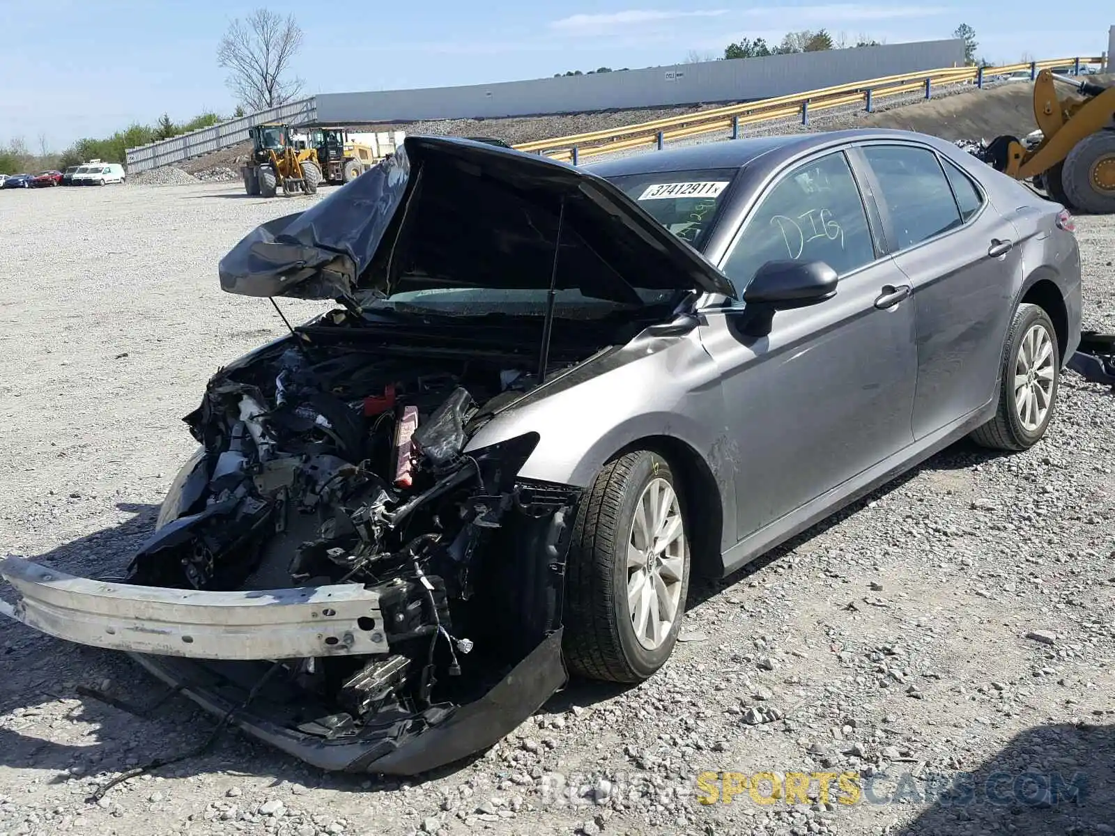 2 Photograph of a damaged car 4T1B11HK4KU224025 TOYOTA CAMRY 2019