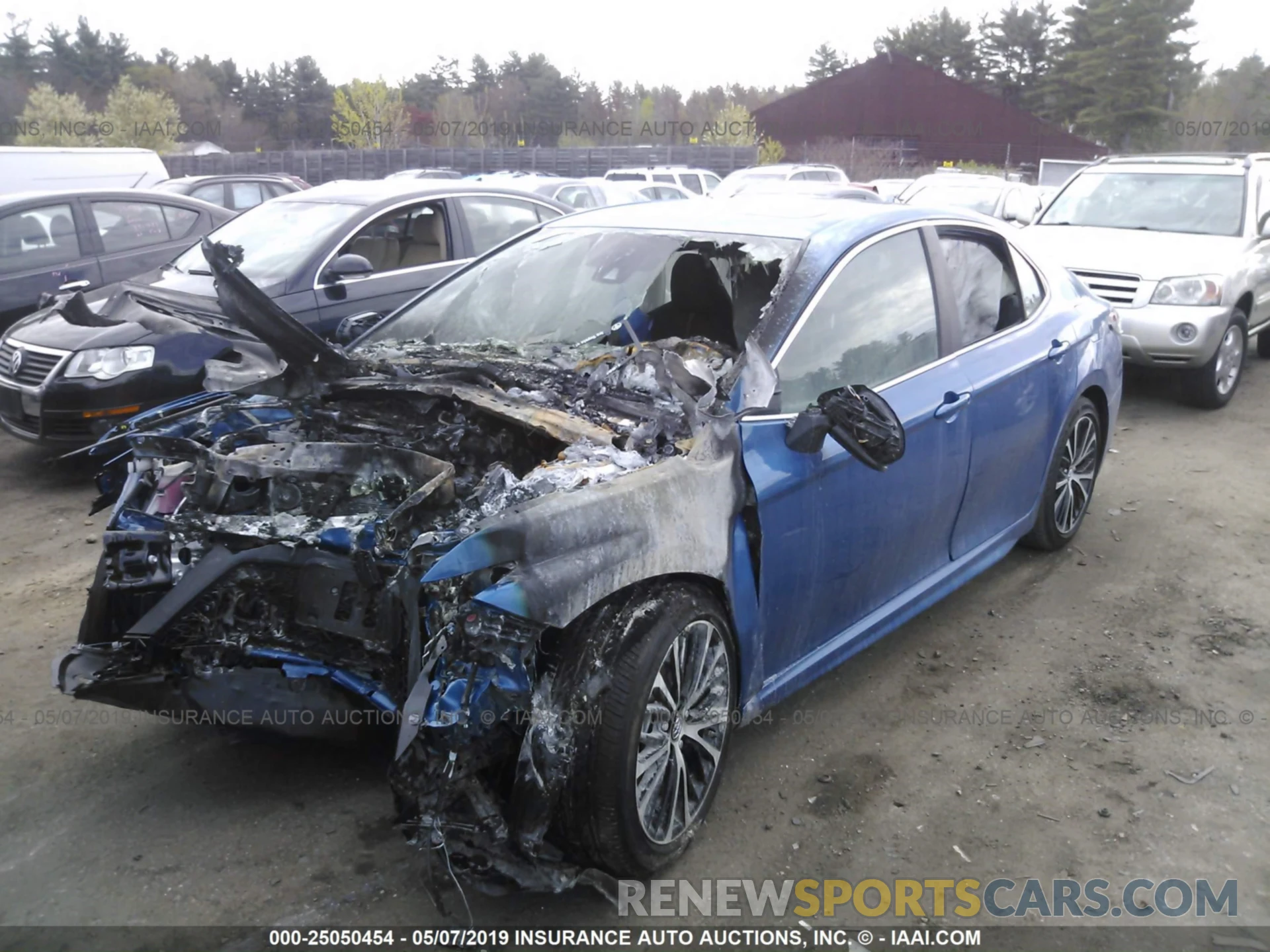 2 Photograph of a damaged car 4T1B11HK4KU224851 TOYOTA CAMRY 2019