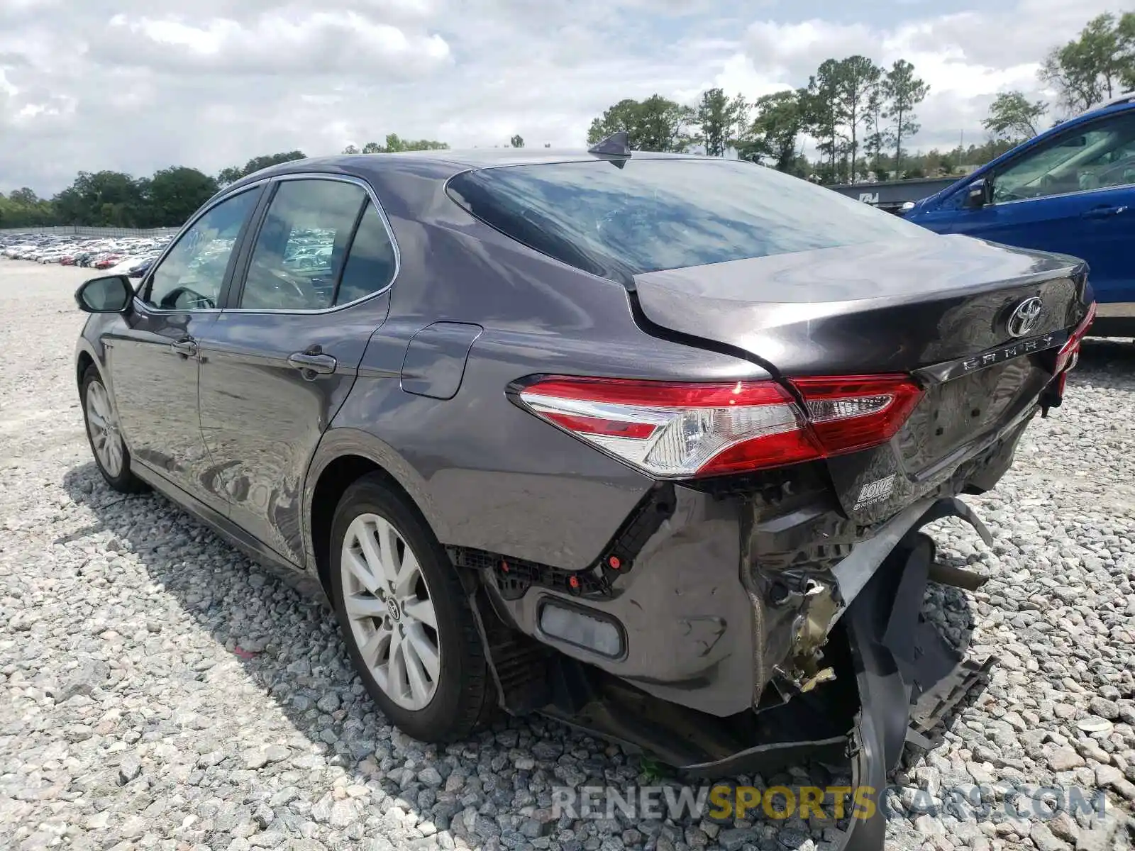 3 Photograph of a damaged car 4T1B11HK4KU224901 TOYOTA CAMRY 2019