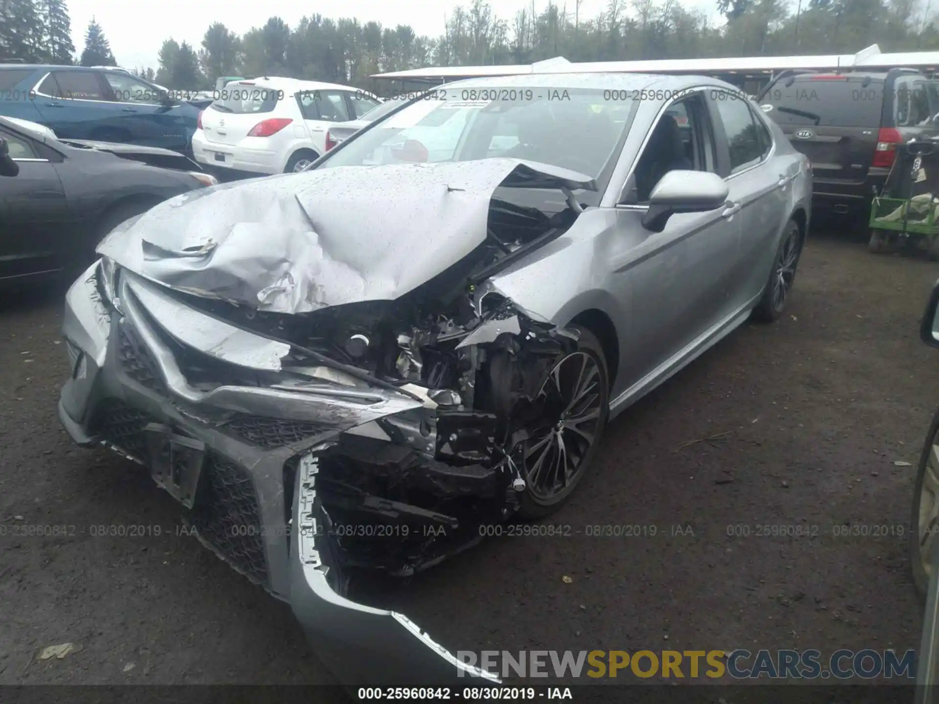 2 Photograph of a damaged car 4T1B11HK4KU227555 TOYOTA CAMRY 2019