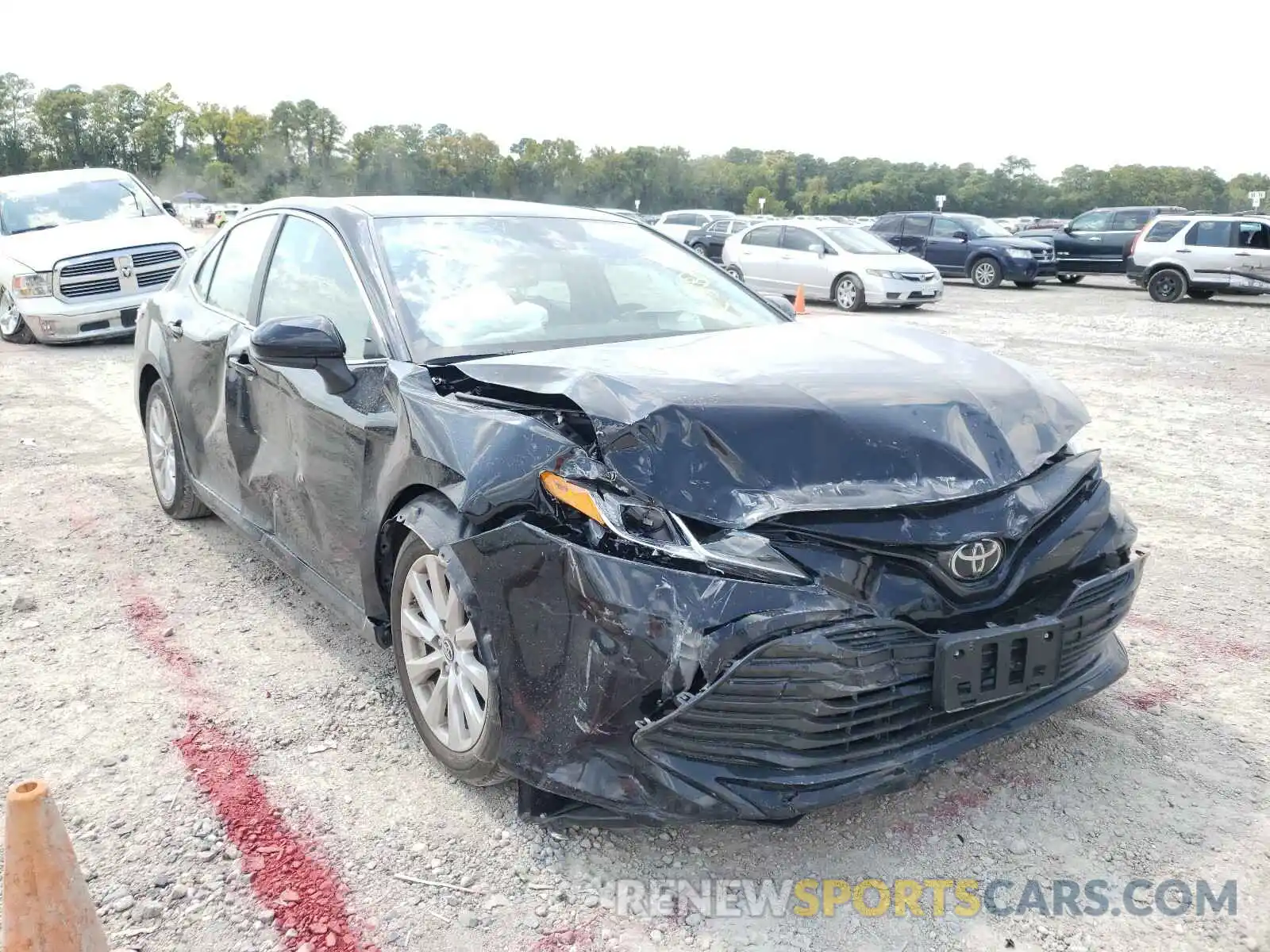 1 Photograph of a damaged car 4T1B11HK4KU227801 TOYOTA CAMRY 2019