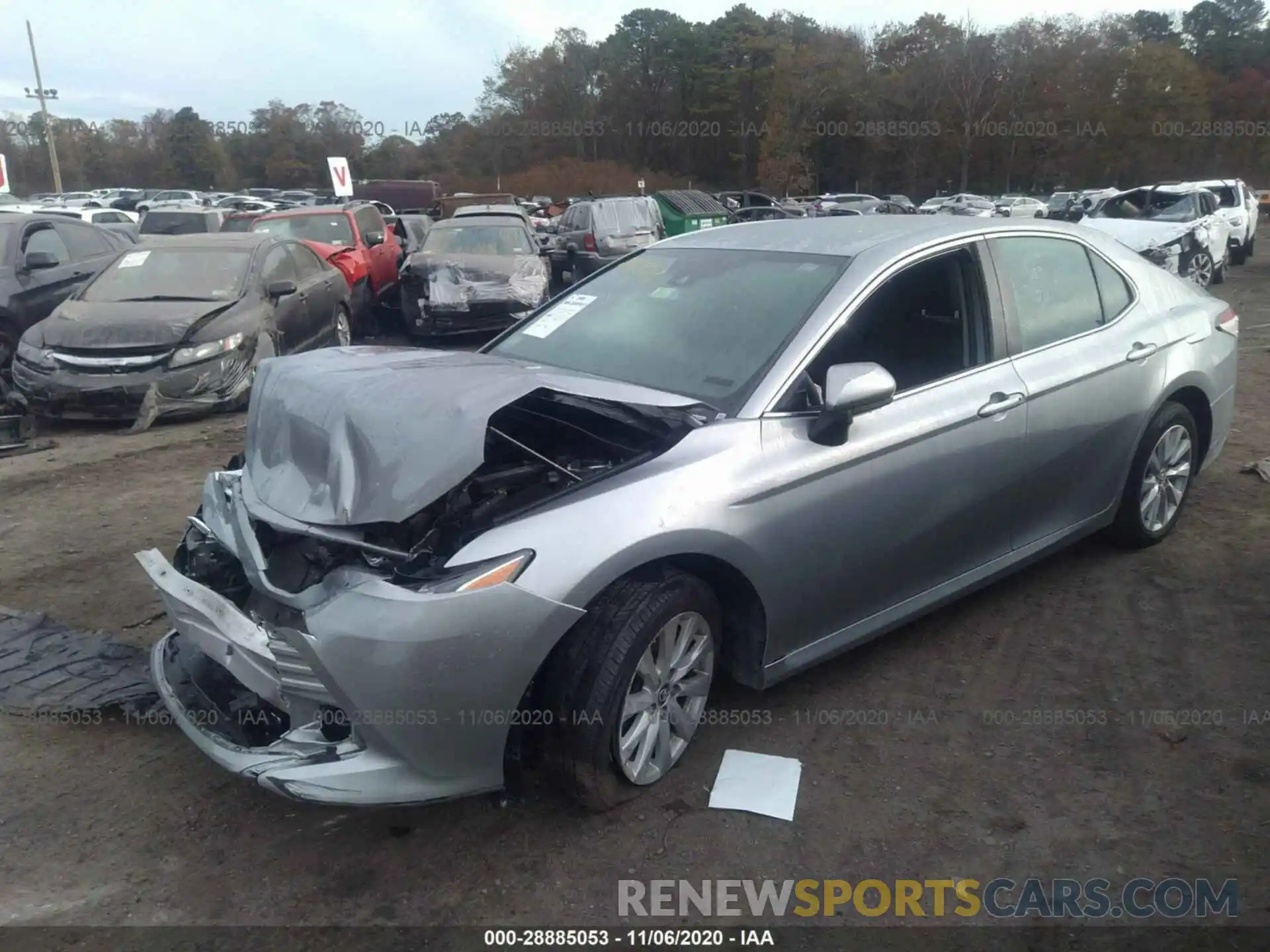 2 Photograph of a damaged car 4T1B11HK4KU229970 TOYOTA CAMRY 2019