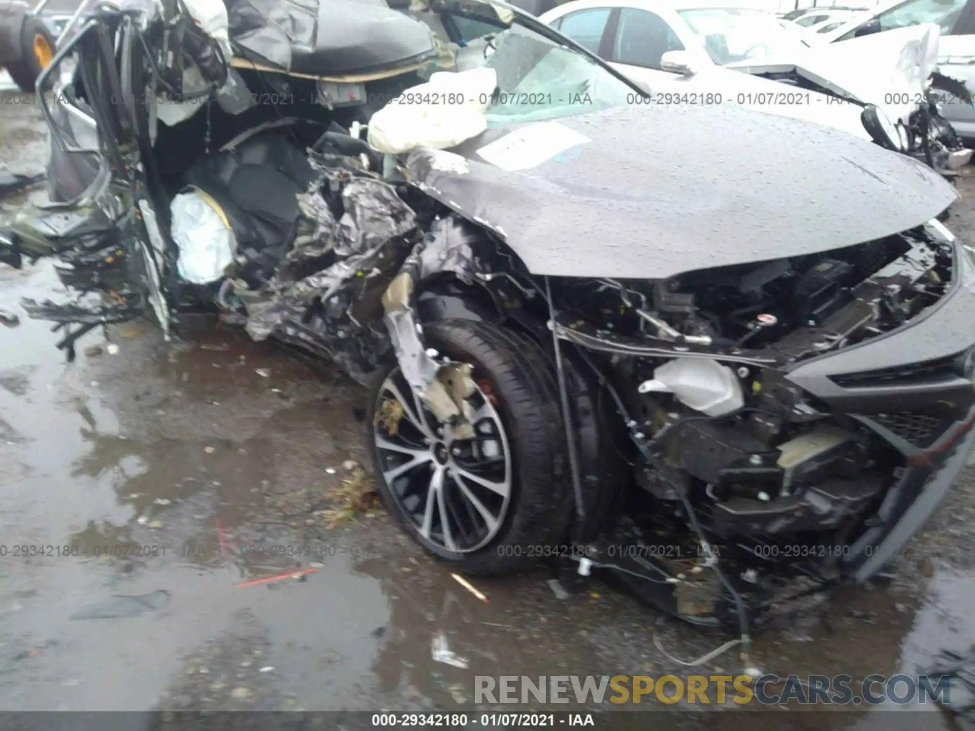 1 Photograph of a damaged car 4T1B11HK4KU230438 TOYOTA CAMRY 2019