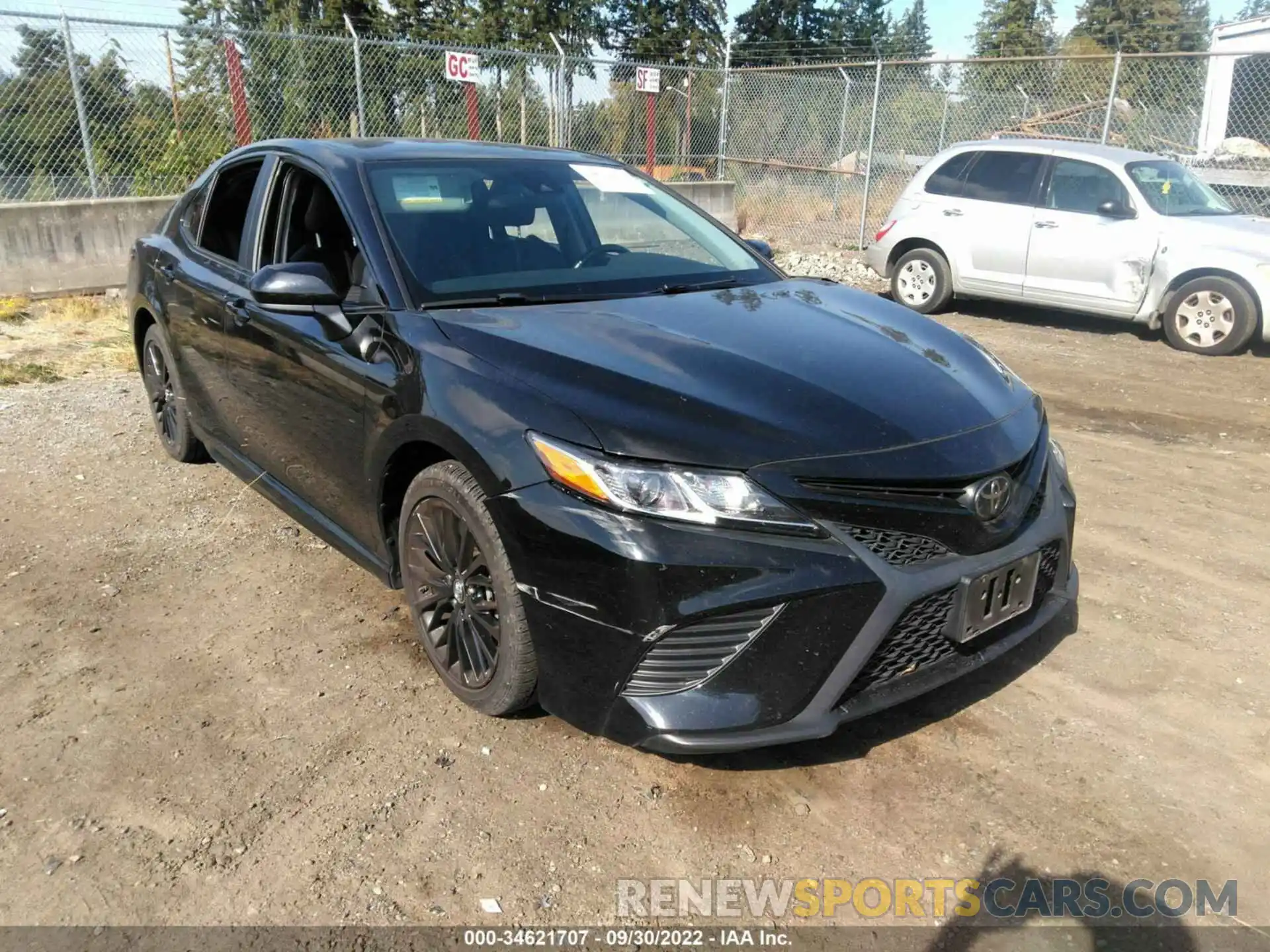 1 Photograph of a damaged car 4T1B11HK4KU232755 TOYOTA CAMRY 2019