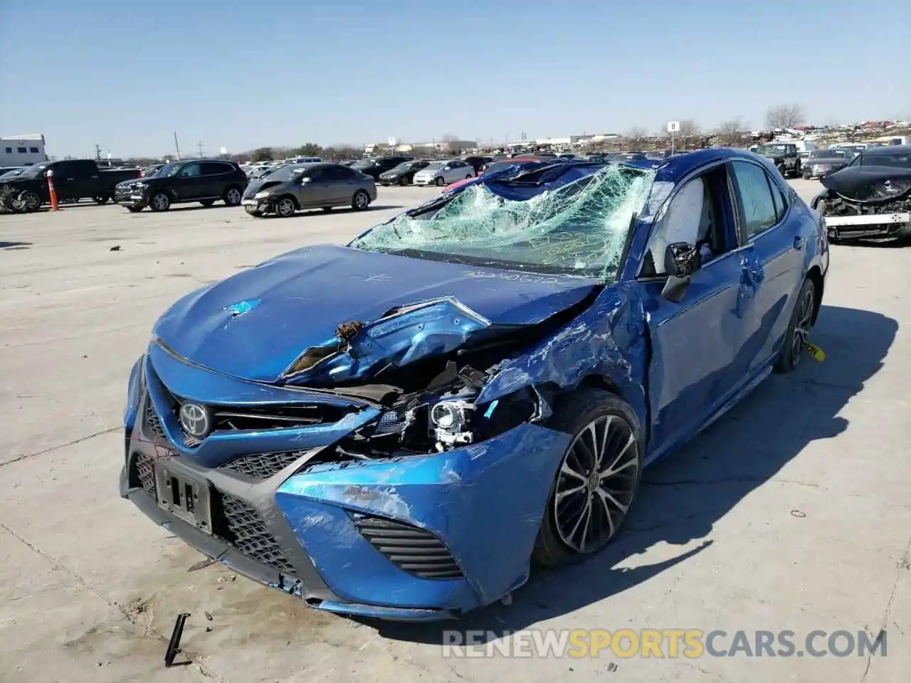 2 Photograph of a damaged car 4T1B11HK4KU232769 TOYOTA CAMRY 2019