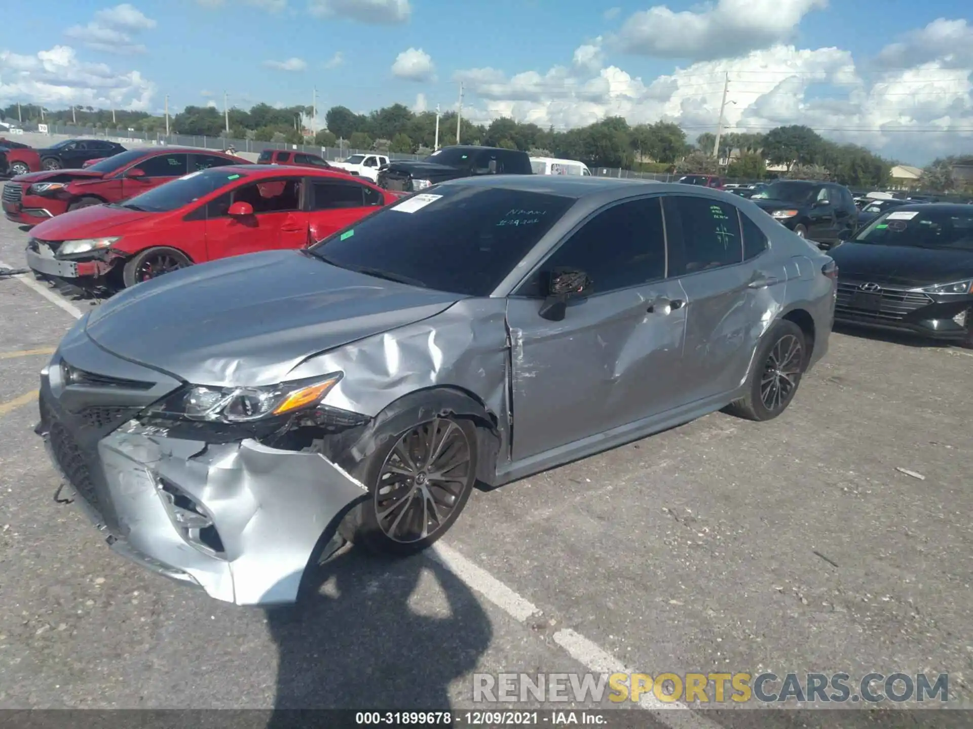 2 Photograph of a damaged car 4T1B11HK4KU232805 TOYOTA CAMRY 2019