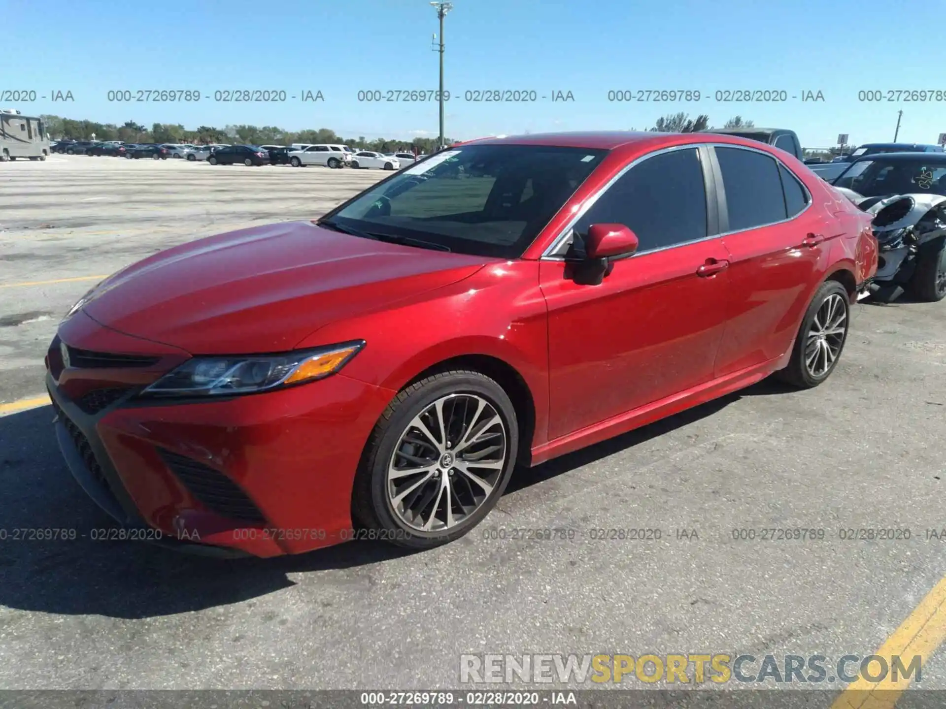 2 Photograph of a damaged car 4T1B11HK4KU233095 TOYOTA CAMRY 2019