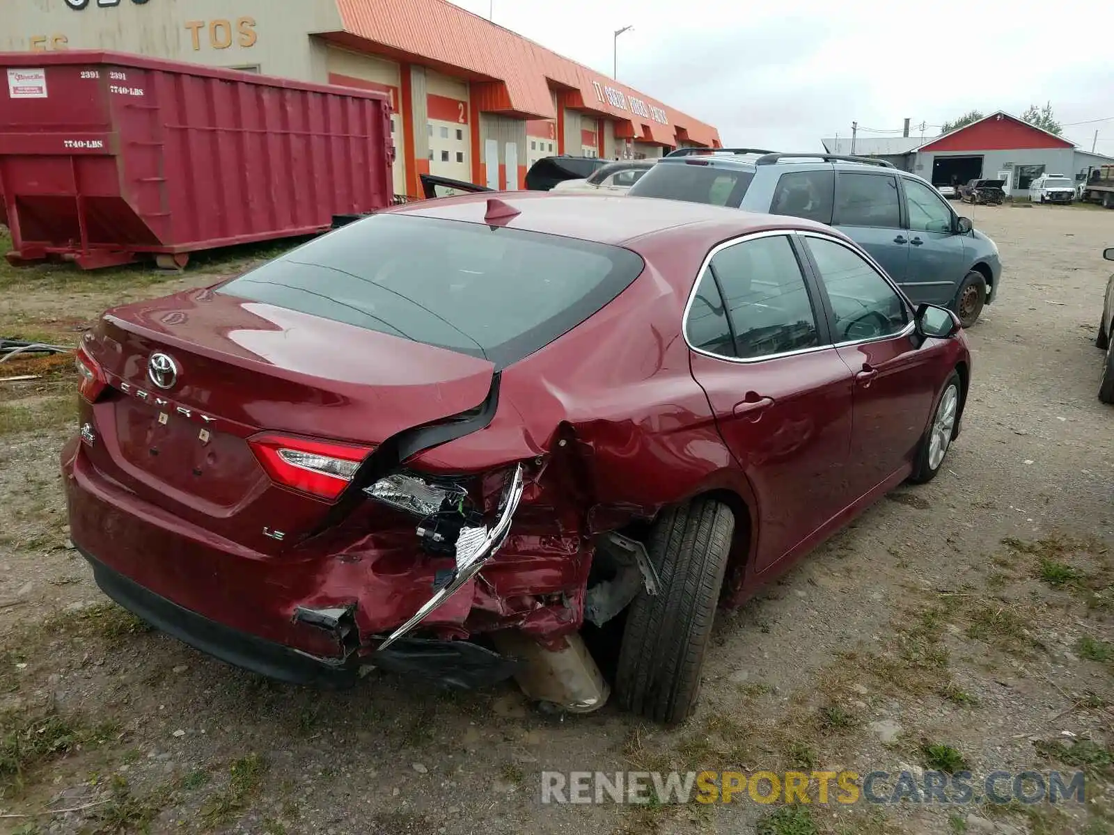 4 Photograph of a damaged car 4T1B11HK4KU233209 TOYOTA CAMRY 2019