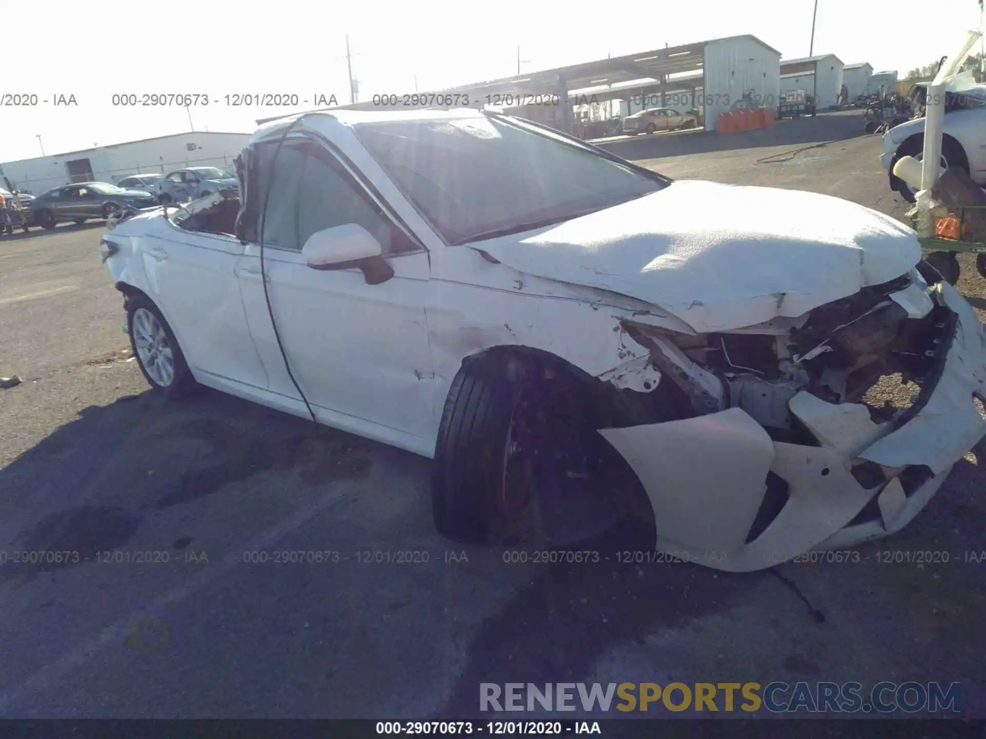 1 Photograph of a damaged car 4T1B11HK4KU233887 TOYOTA CAMRY 2019