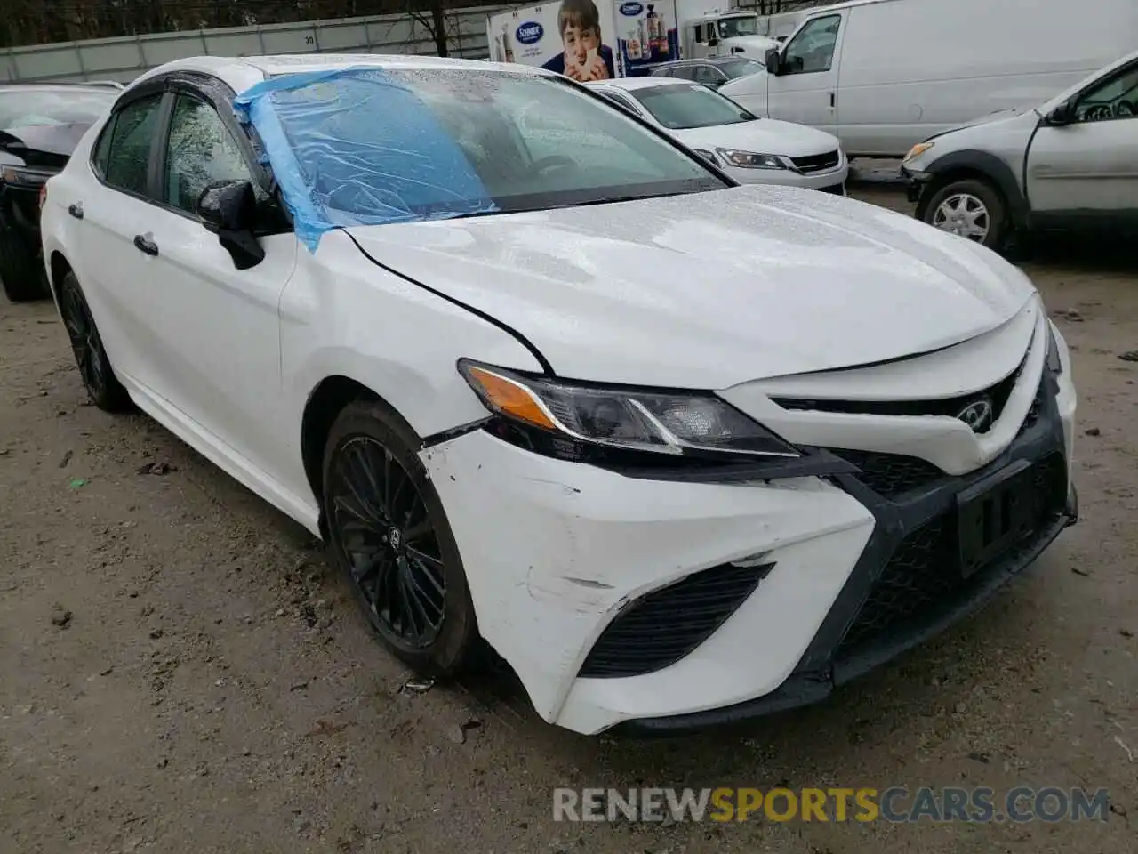 1 Photograph of a damaged car 4T1B11HK4KU234196 TOYOTA CAMRY 2019