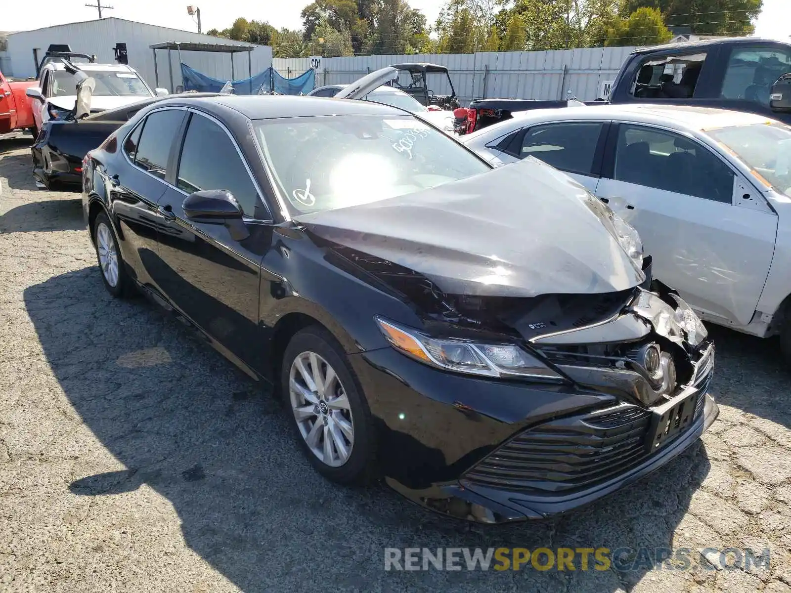 1 Photograph of a damaged car 4T1B11HK4KU234926 TOYOTA CAMRY 2019