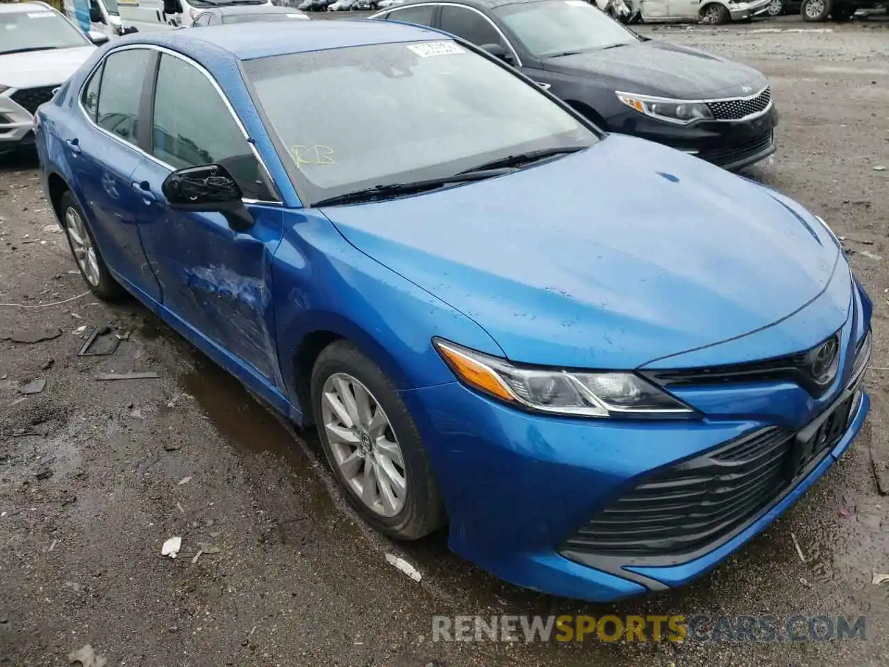 1 Photograph of a damaged car 4T1B11HK4KU235543 TOYOTA CAMRY 2019