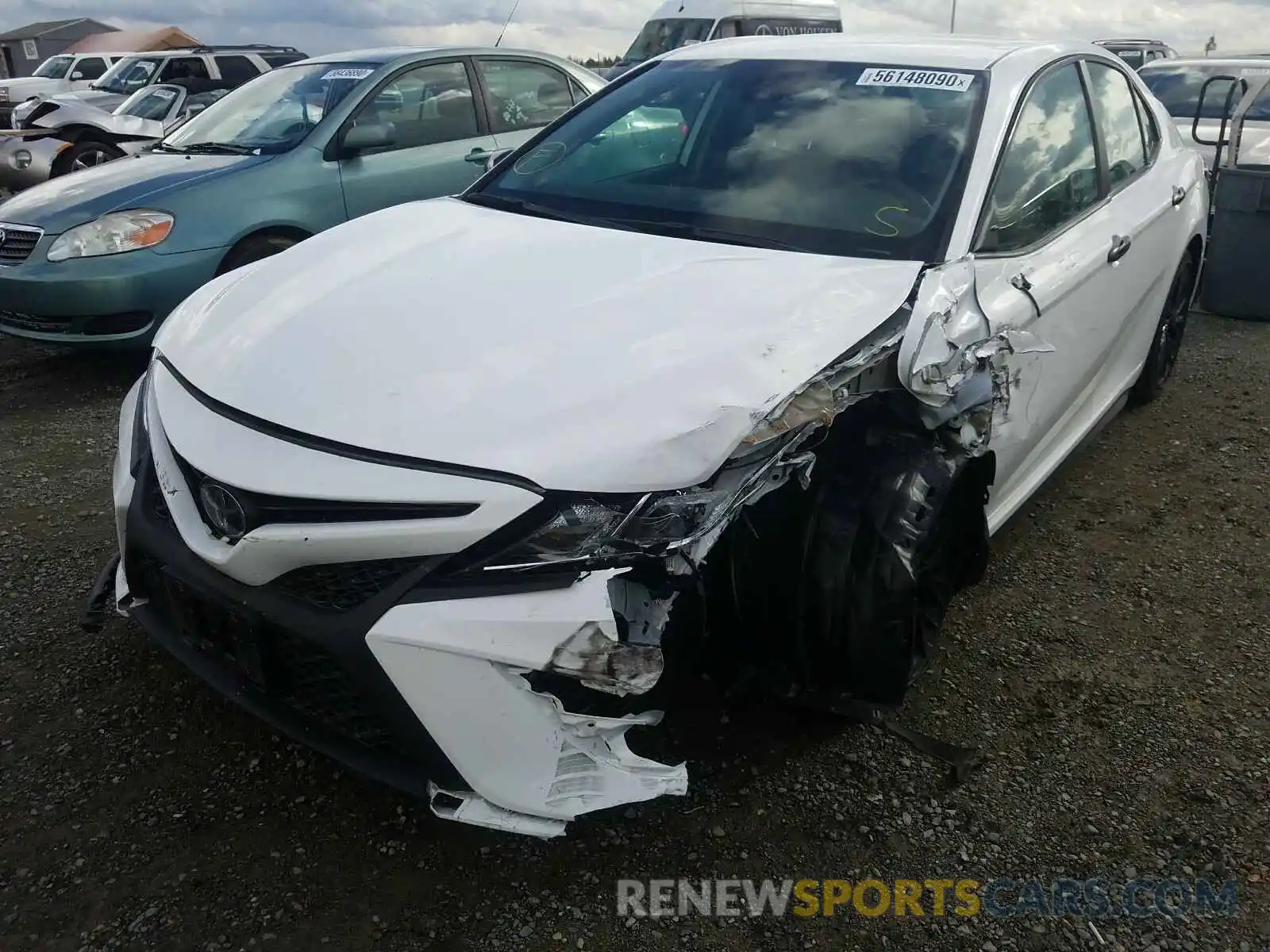 2 Photograph of a damaged car 4T1B11HK4KU237292 TOYOTA CAMRY 2019