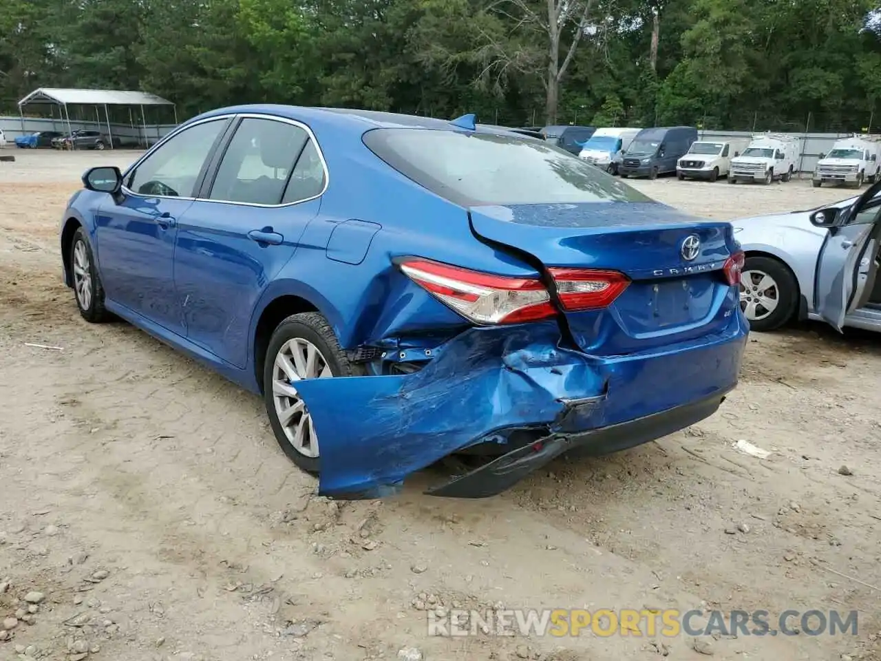 3 Photograph of a damaged car 4T1B11HK4KU237423 TOYOTA CAMRY 2019