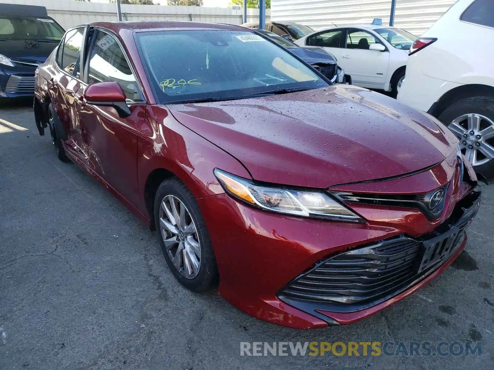 1 Photograph of a damaged car 4T1B11HK4KU238295 TOYOTA CAMRY 2019