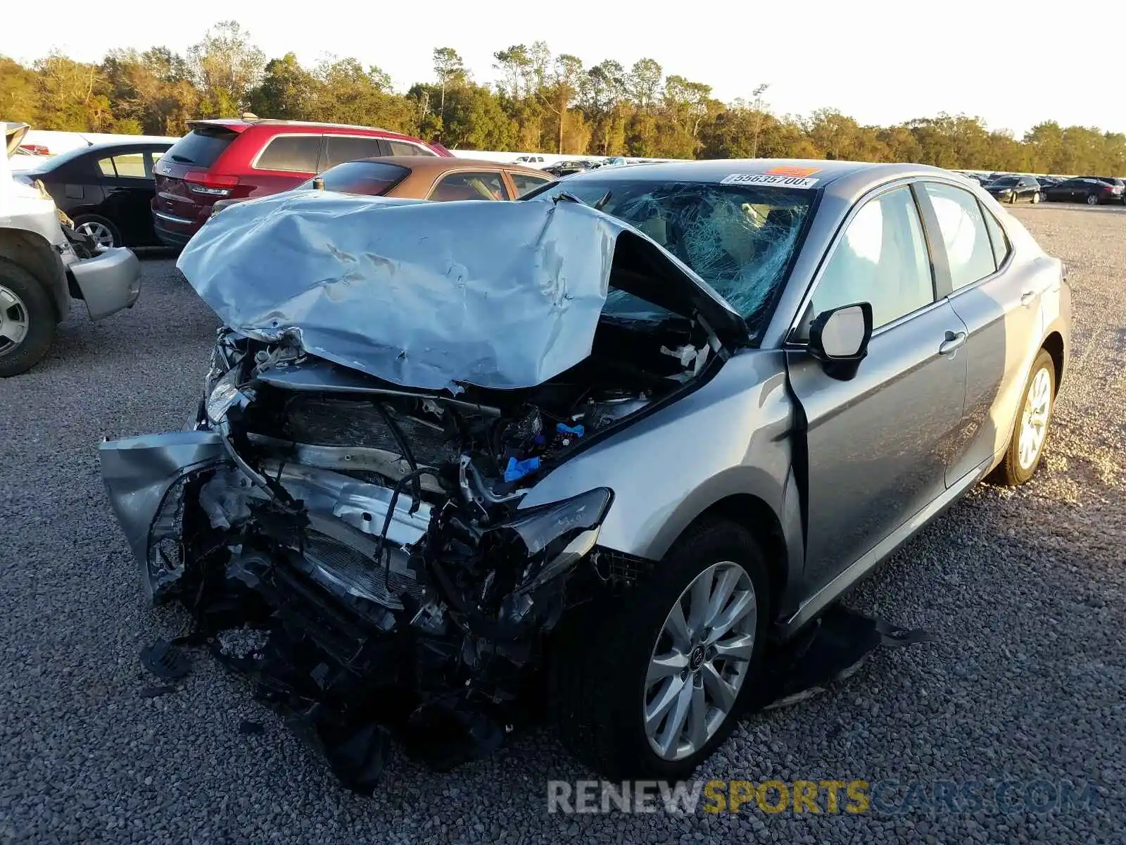 2 Photograph of a damaged car 4T1B11HK4KU240841 TOYOTA CAMRY 2019