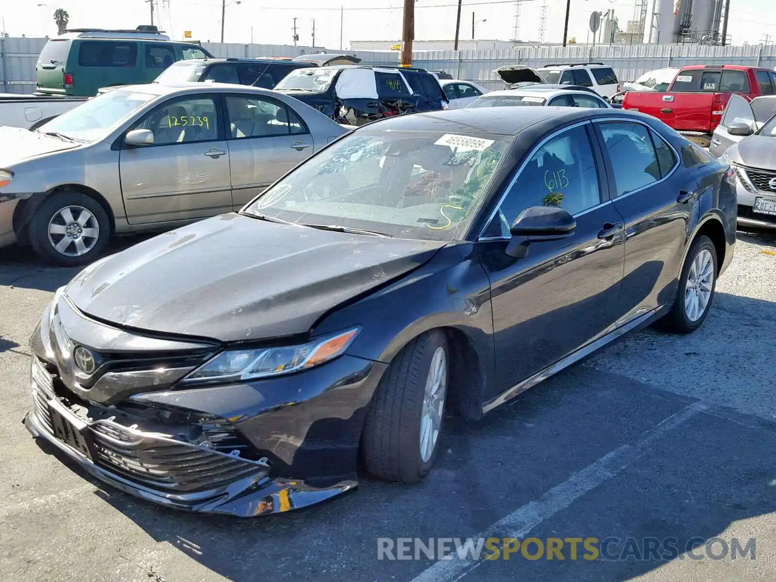 2 Photograph of a damaged car 4T1B11HK4KU241066 TOYOTA CAMRY 2019