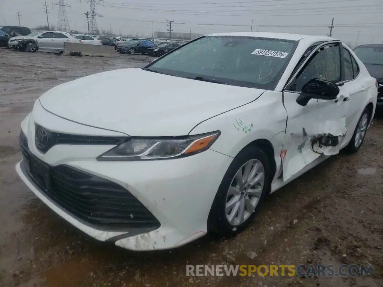 2 Photograph of a damaged car 4T1B11HK4KU241195 TOYOTA CAMRY 2019