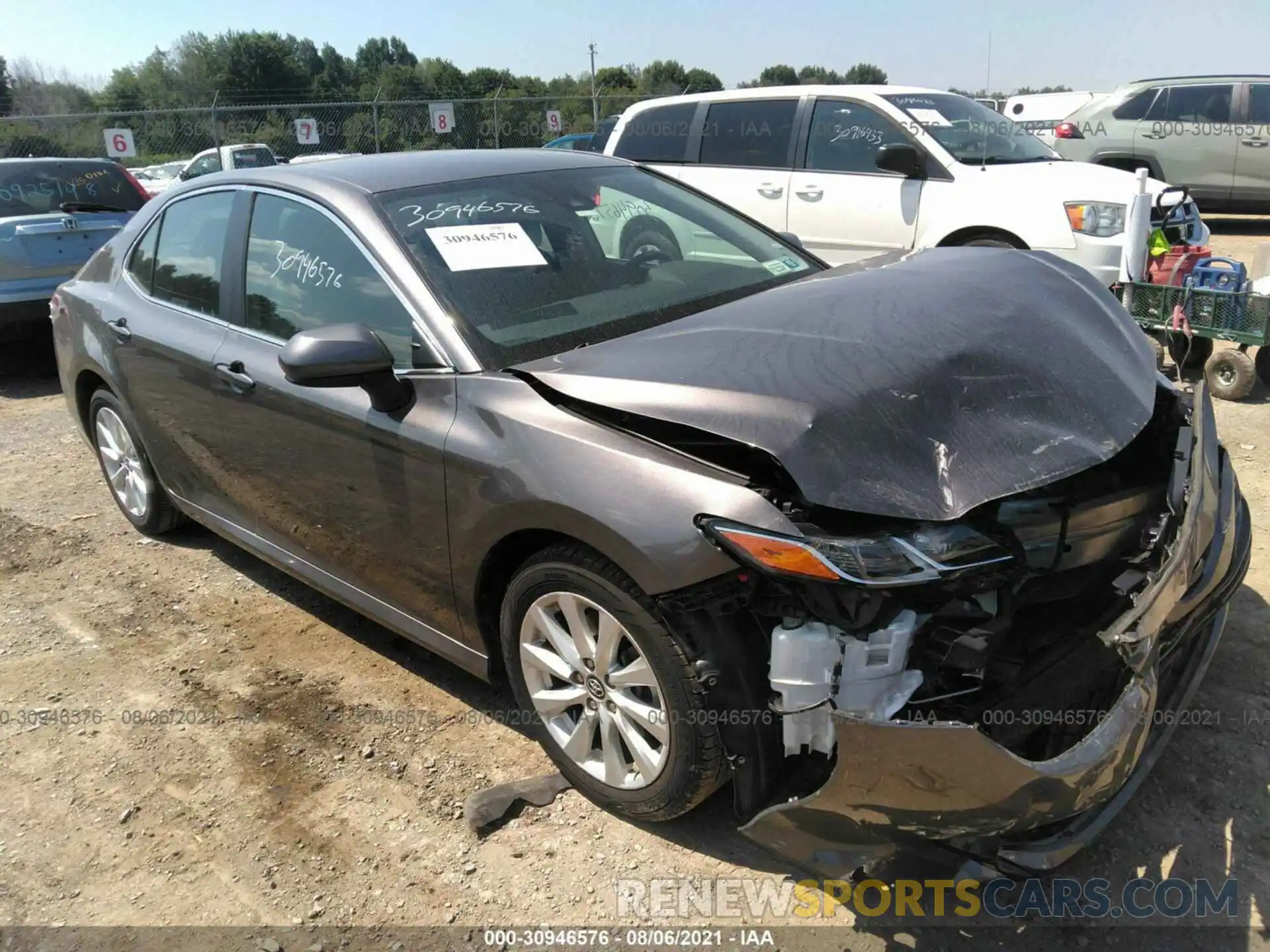 1 Photograph of a damaged car 4T1B11HK4KU241357 TOYOTA CAMRY 2019