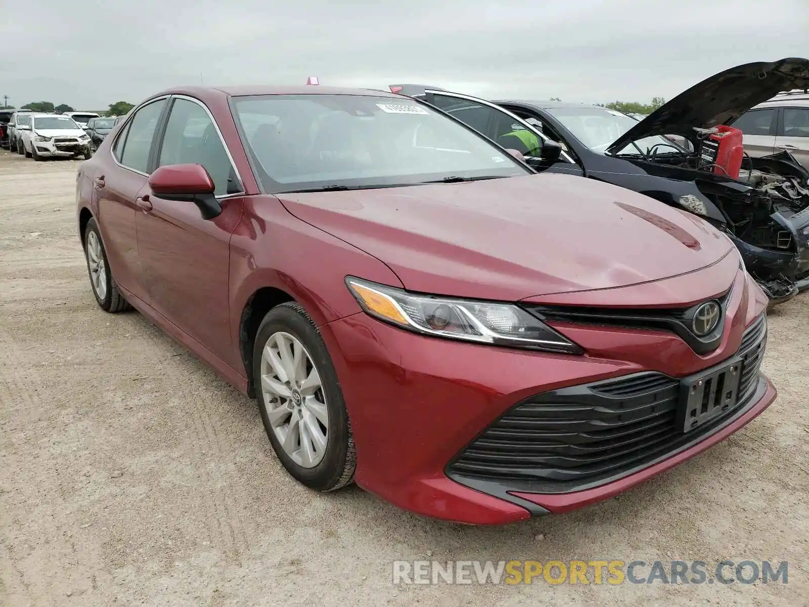 1 Photograph of a damaged car 4T1B11HK4KU241732 TOYOTA CAMRY 2019