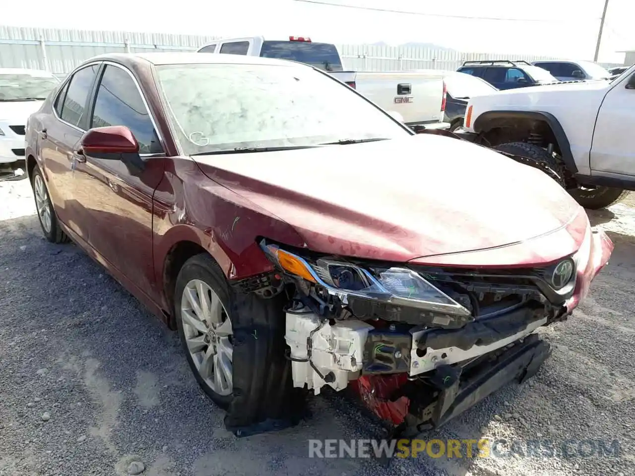 1 Photograph of a damaged car 4T1B11HK4KU242346 TOYOTA CAMRY 2019