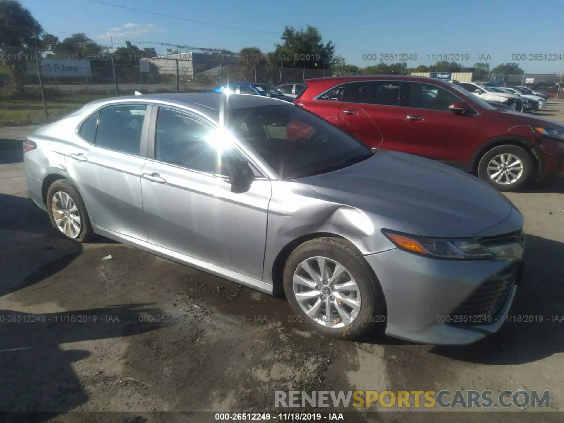 1 Photograph of a damaged car 4T1B11HK4KU242377 TOYOTA CAMRY 2019