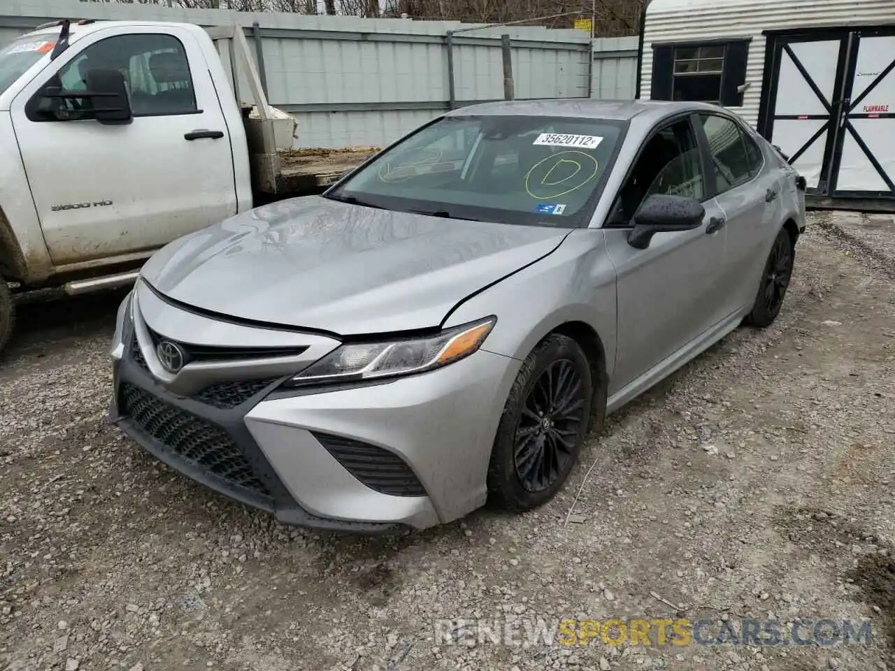 2 Photograph of a damaged car 4T1B11HK4KU243223 TOYOTA CAMRY 2019