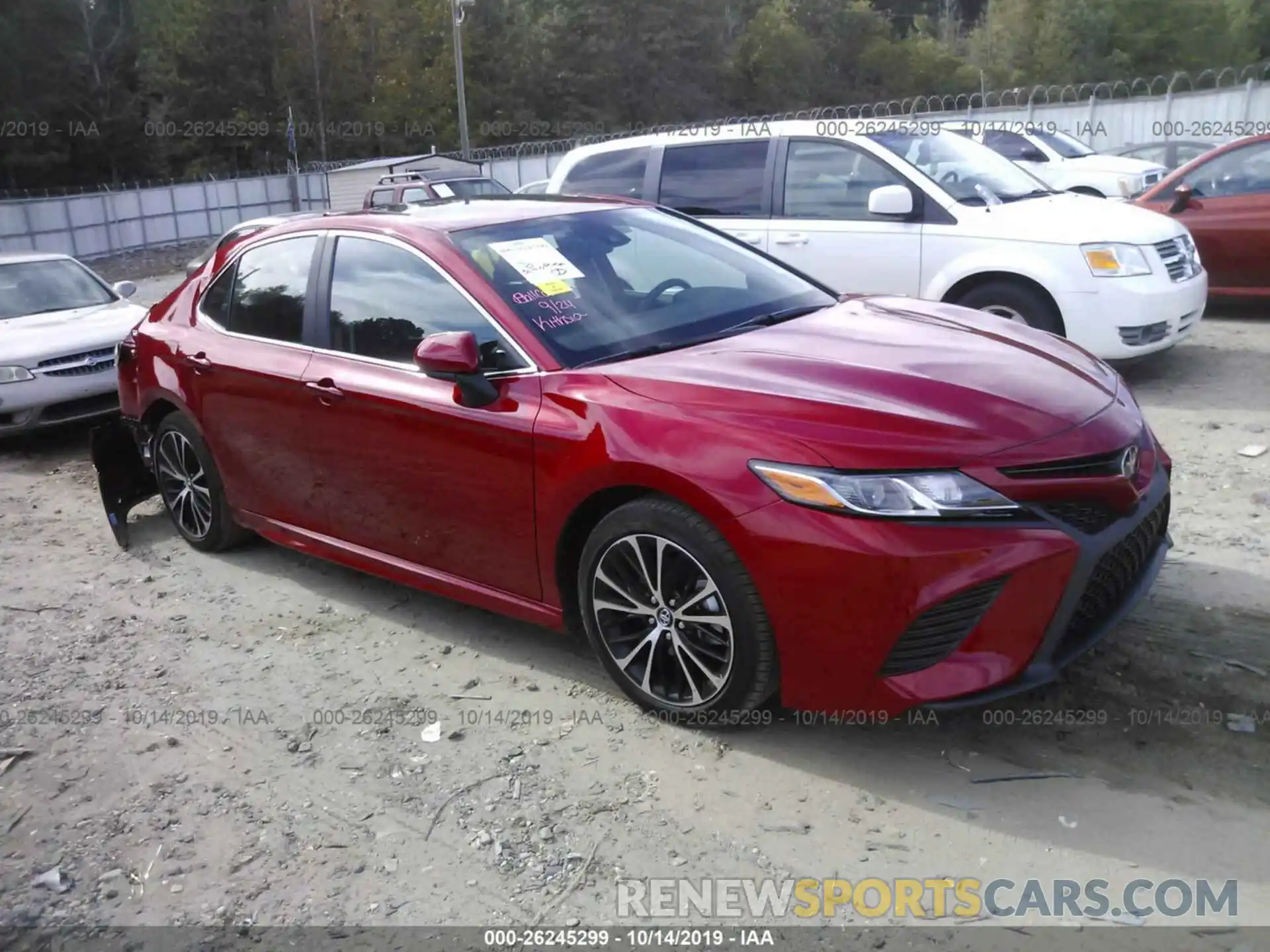 1 Photograph of a damaged car 4T1B11HK4KU244145 TOYOTA CAMRY 2019