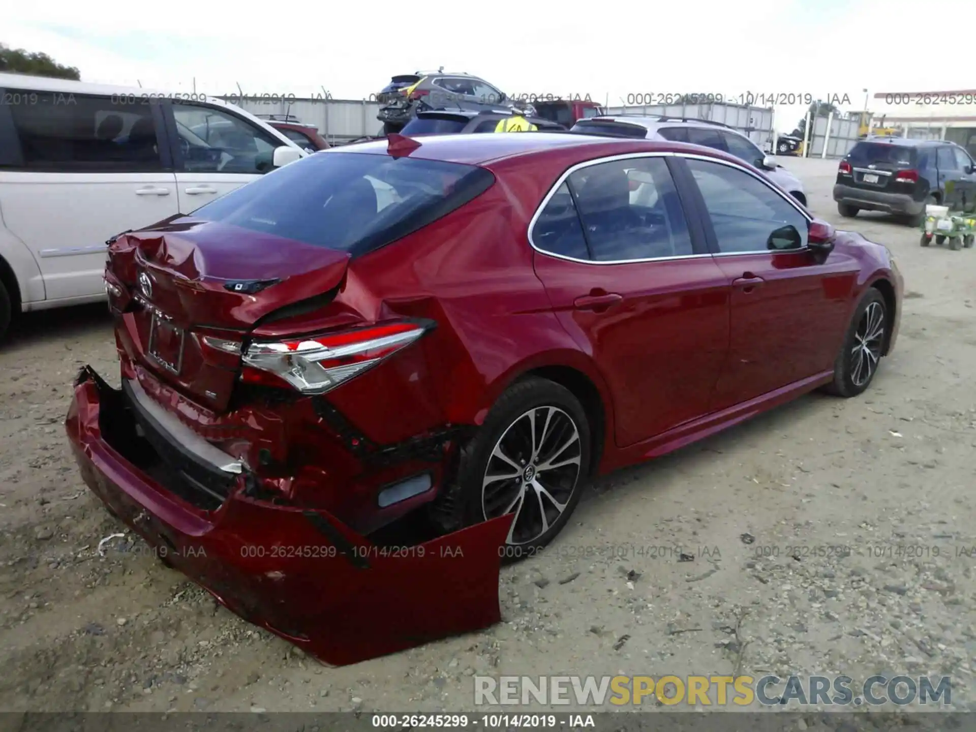 4 Фотография поврежденного автомобиля 4T1B11HK4KU244145 TOYOTA CAMRY 2019