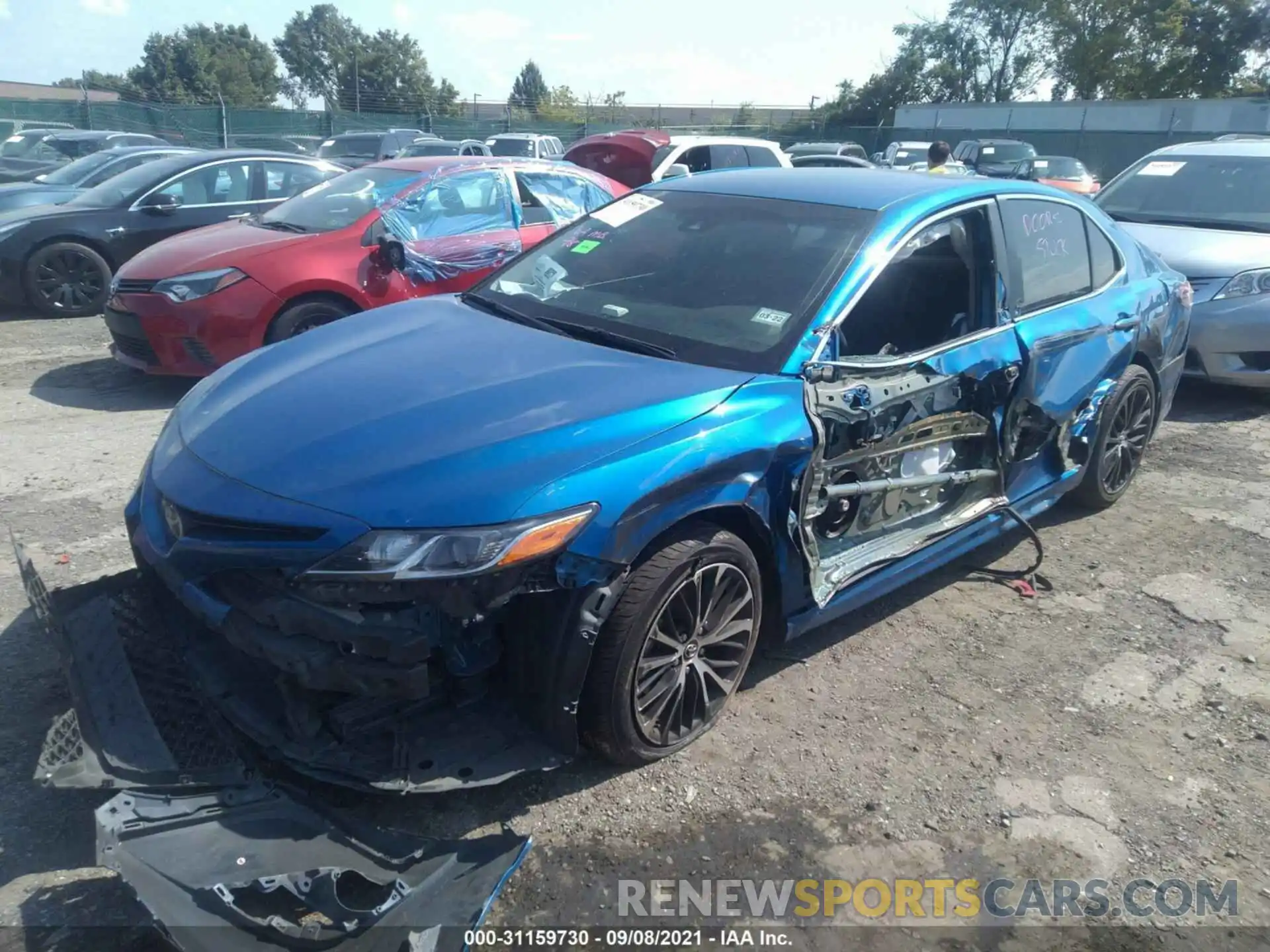 2 Photograph of a damaged car 4T1B11HK4KU246073 TOYOTA CAMRY 2019