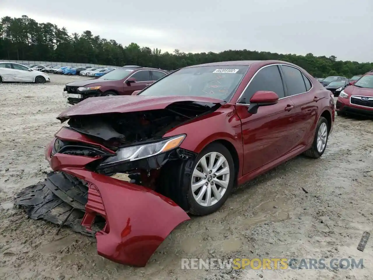 2 Photograph of a damaged car 4T1B11HK4KU246834 TOYOTA CAMRY 2019