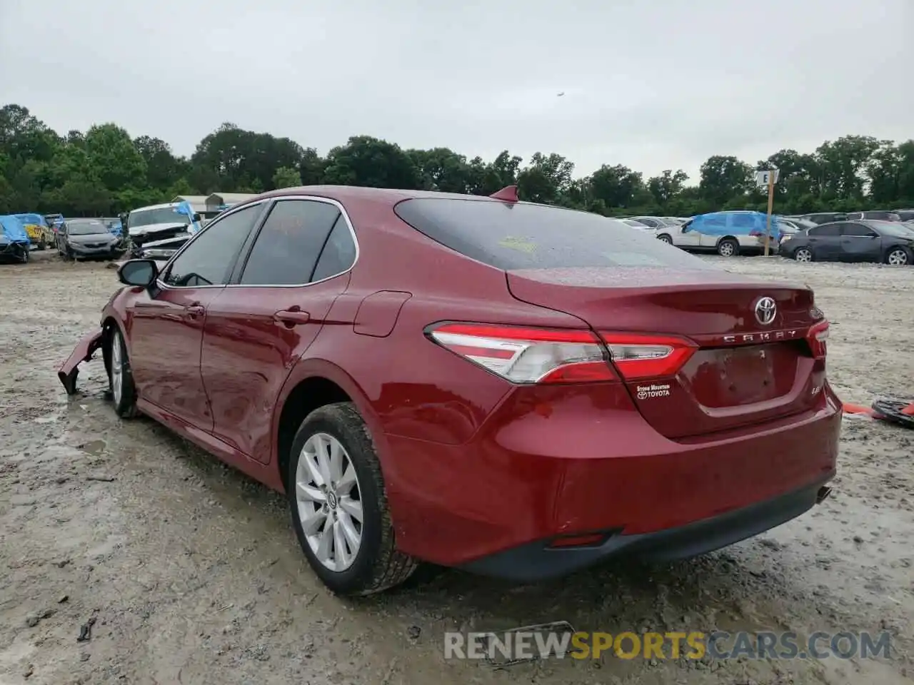 3 Photograph of a damaged car 4T1B11HK4KU246834 TOYOTA CAMRY 2019