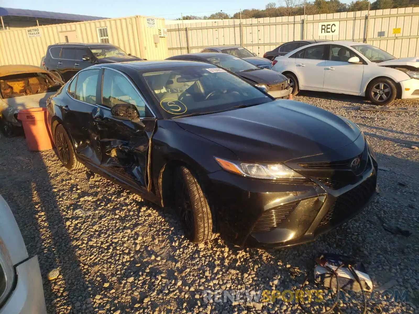 1 Photograph of a damaged car 4T1B11HK4KU247210 TOYOTA CAMRY 2019