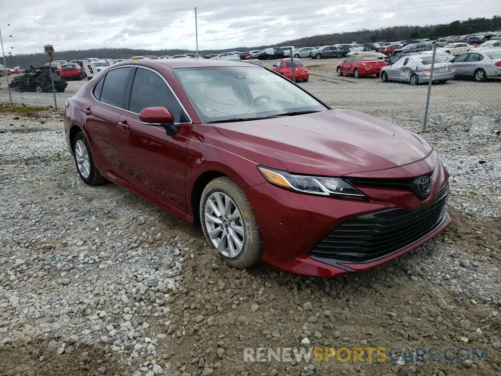 1 Photograph of a damaged car 4T1B11HK4KU247532 TOYOTA CAMRY 2019