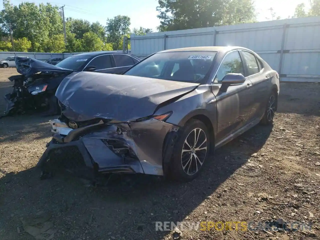 2 Photograph of a damaged car 4T1B11HK4KU248759 TOYOTA CAMRY 2019