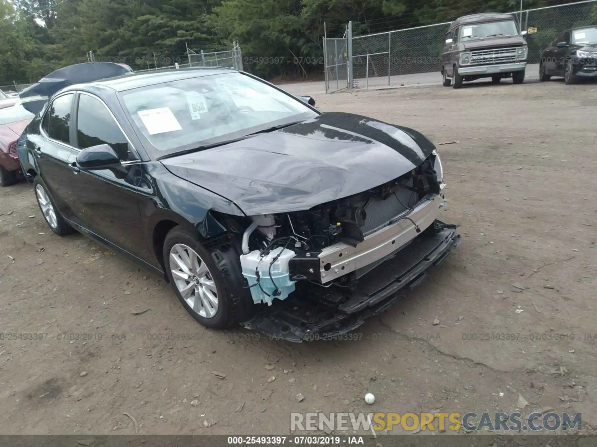 1 Photograph of a damaged car 4T1B11HK4KU249281 TOYOTA CAMRY 2019