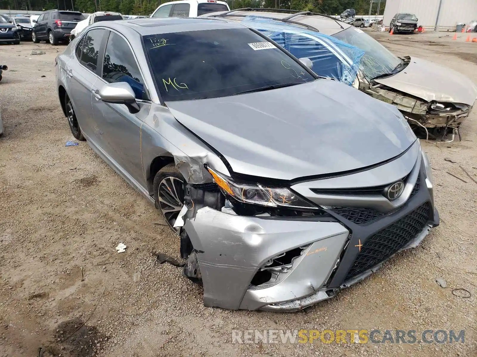 1 Photograph of a damaged car 4T1B11HK4KU249636 TOYOTA CAMRY 2019