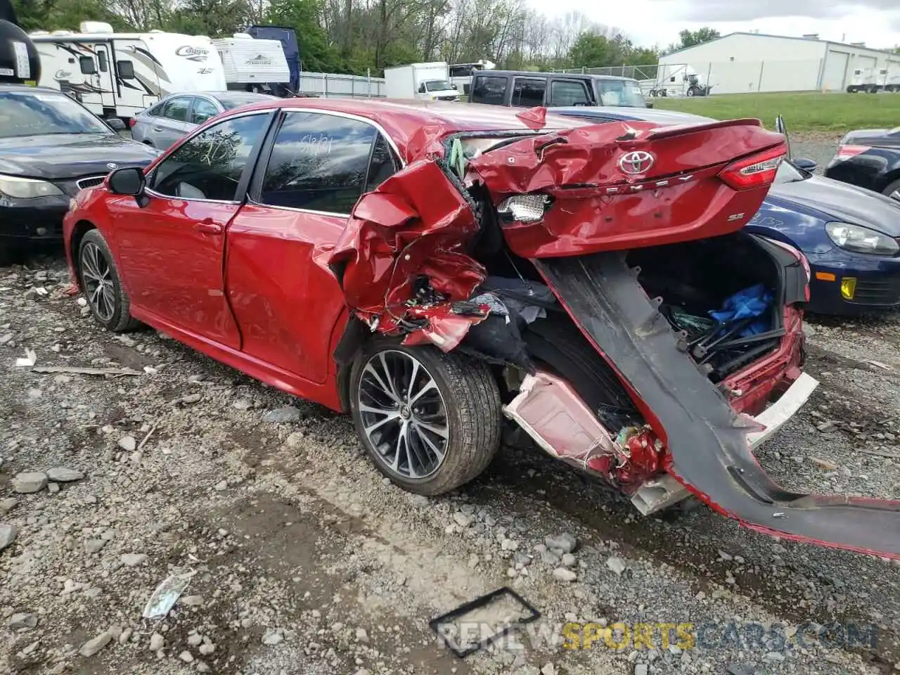 3 Photograph of a damaged car 4T1B11HK4KU250169 TOYOTA CAMRY 2019