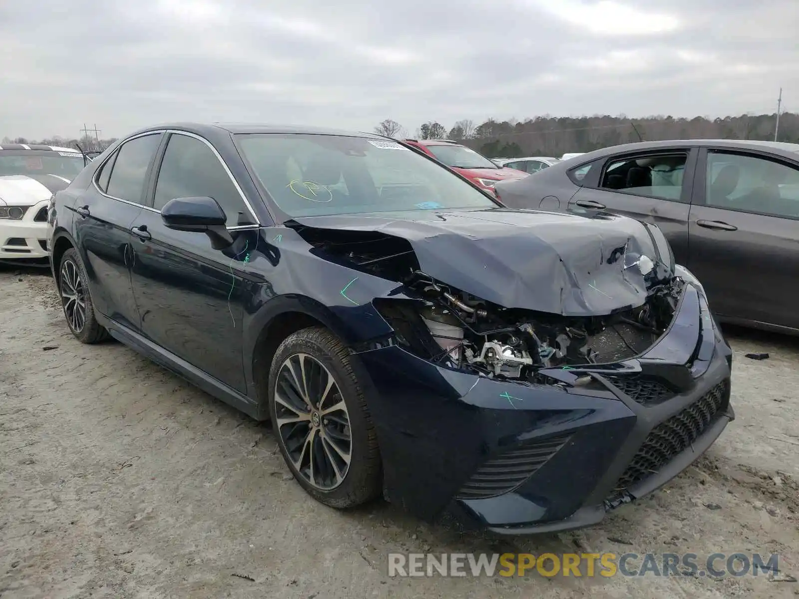 1 Photograph of a damaged car 4T1B11HK4KU250382 TOYOTA CAMRY 2019