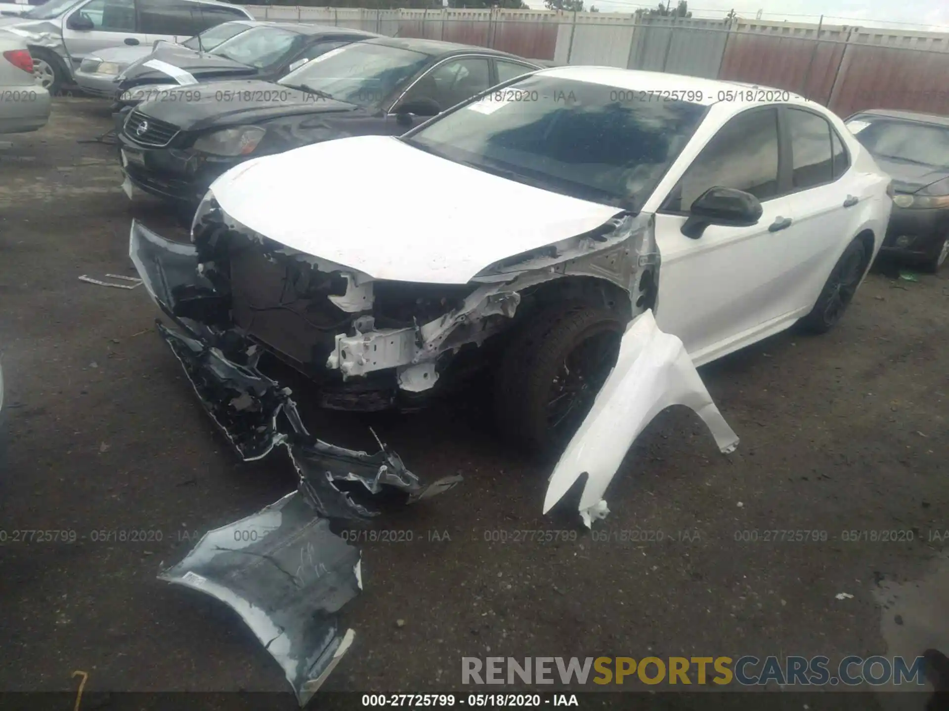 2 Photograph of a damaged car 4T1B11HK4KU252830 TOYOTA CAMRY 2019