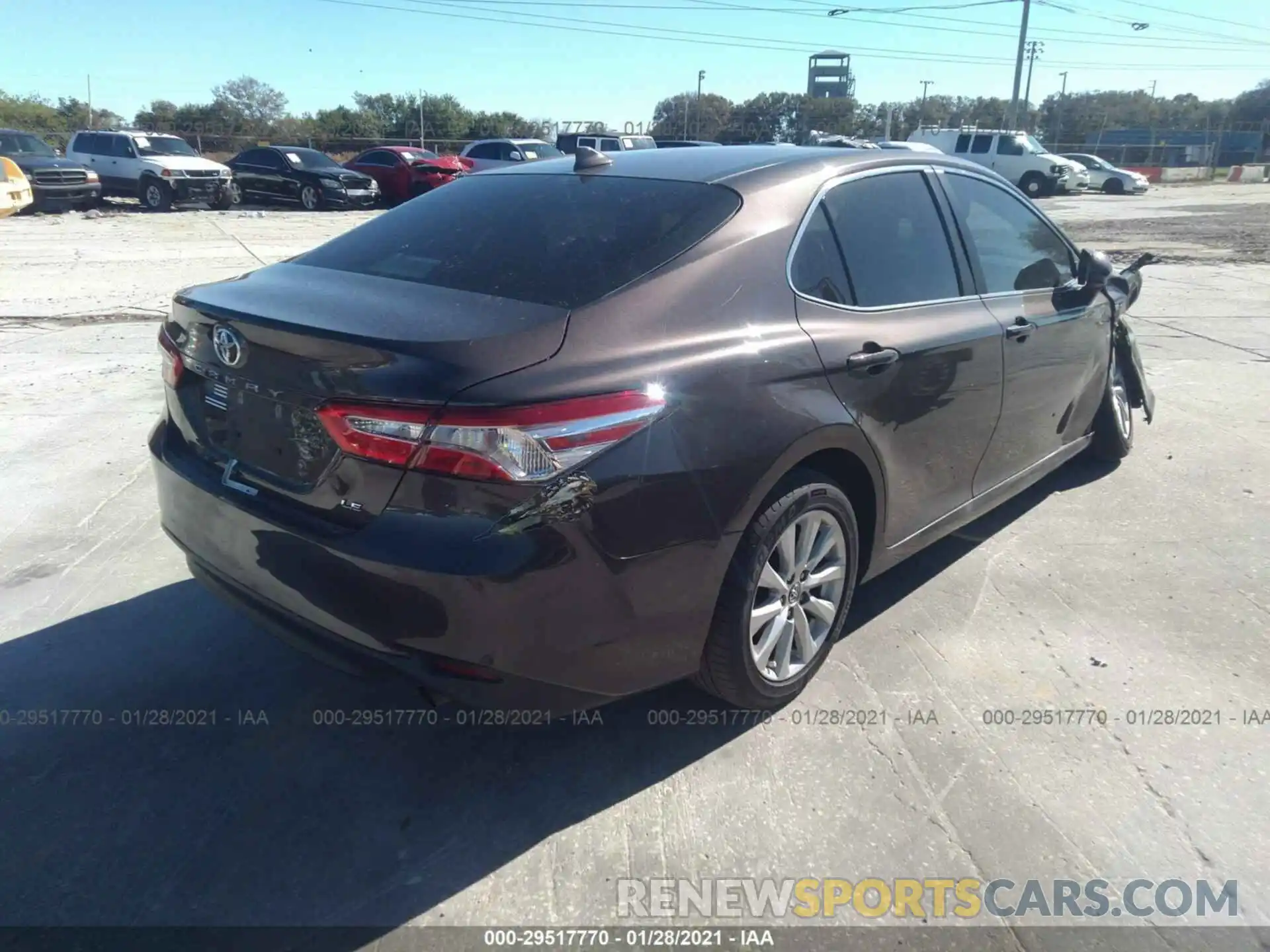 4 Photograph of a damaged car 4T1B11HK4KU253069 TOYOTA CAMRY 2019