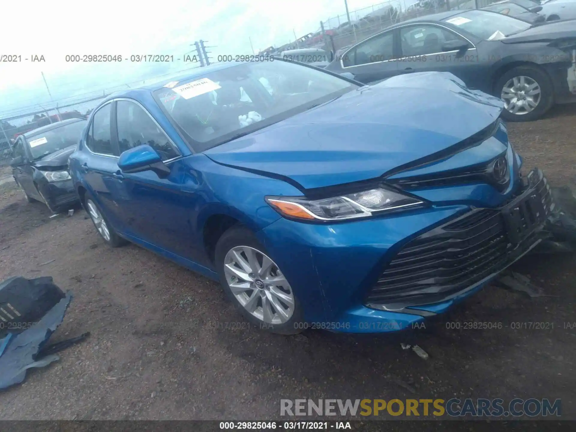 1 Photograph of a damaged car 4T1B11HK4KU254321 TOYOTA CAMRY 2019