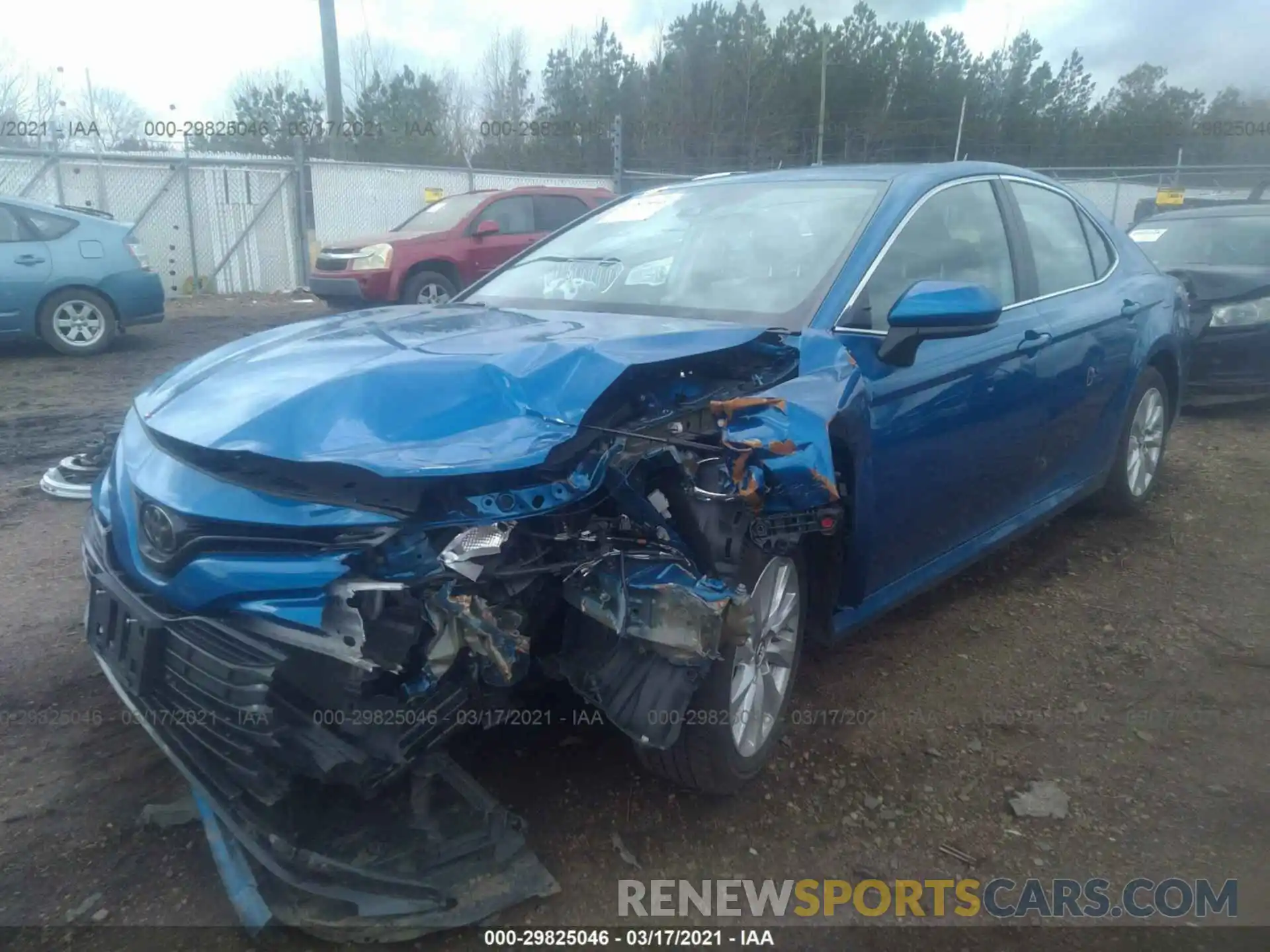 2 Photograph of a damaged car 4T1B11HK4KU254321 TOYOTA CAMRY 2019