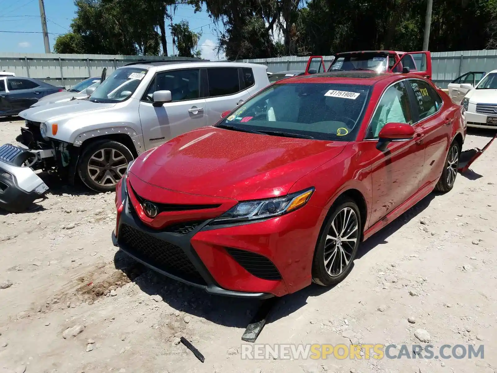 2 Photograph of a damaged car 4T1B11HK4KU254996 TOYOTA CAMRY 2019