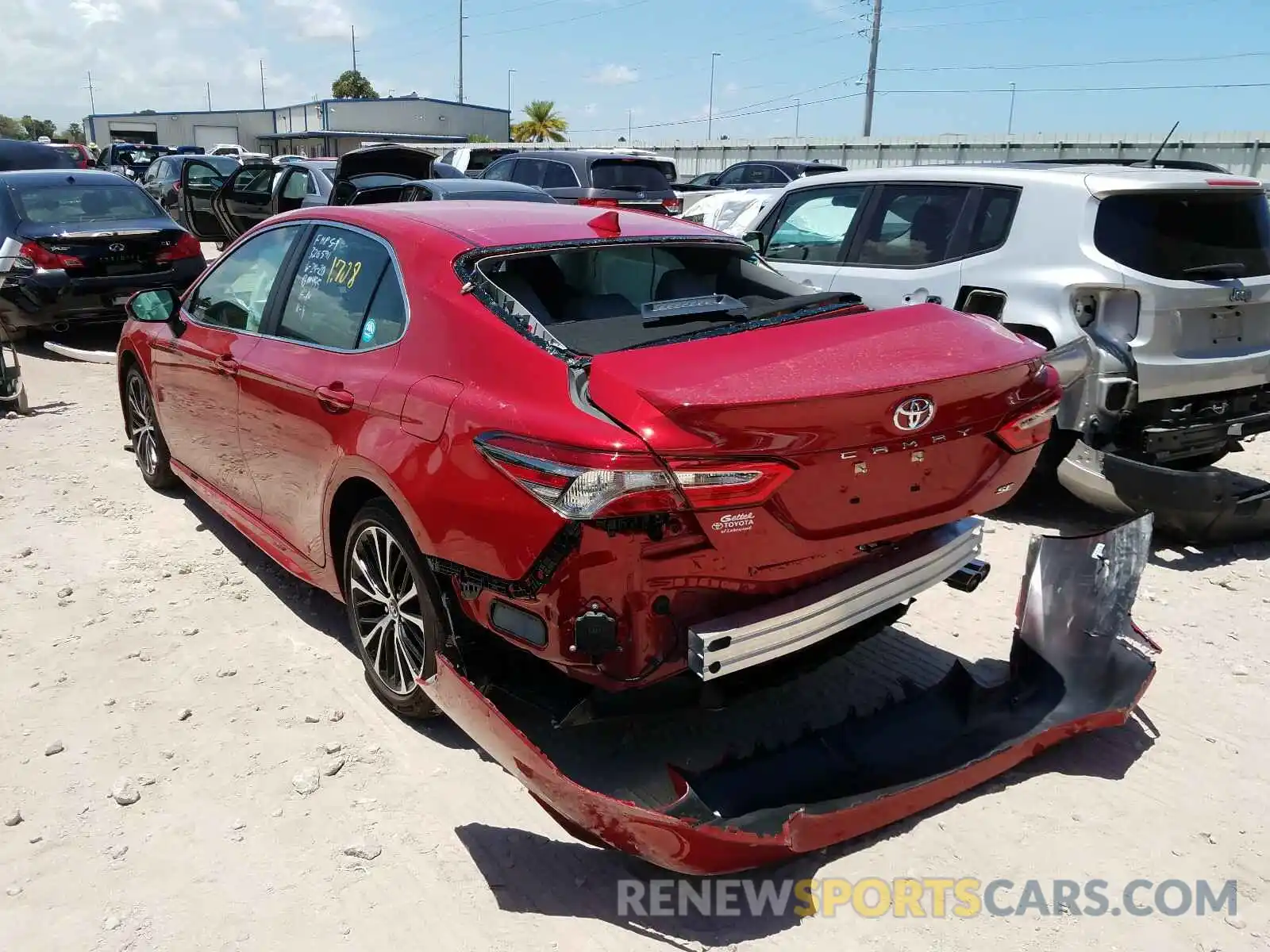 3 Photograph of a damaged car 4T1B11HK4KU254996 TOYOTA CAMRY 2019