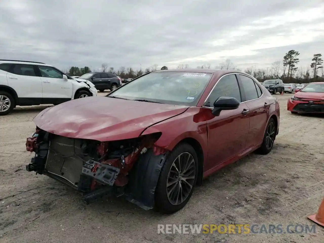 2 Photograph of a damaged car 4T1B11HK4KU255405 TOYOTA CAMRY 2019